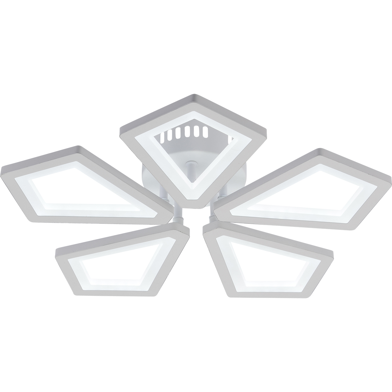 Изображение товара Люстра потолочная светодиодная Escada Sails с пультом управления 54 м² регулируемый белый свет цвет белый