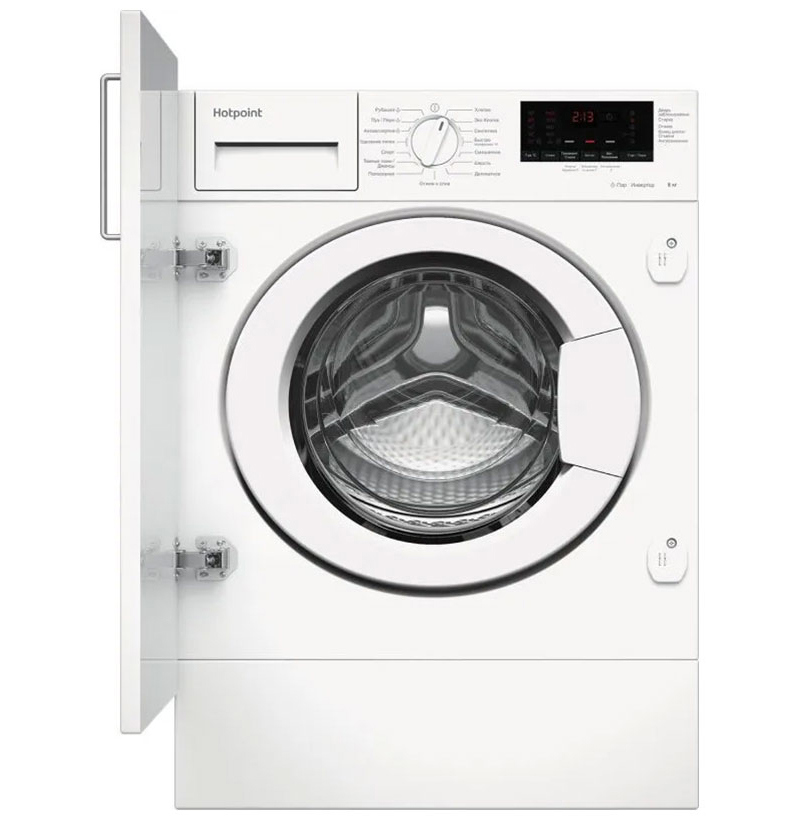 Изображение товара Встраиваемая стиральная машина Hotpoint BI WMHD 8482 V 8 кг белая