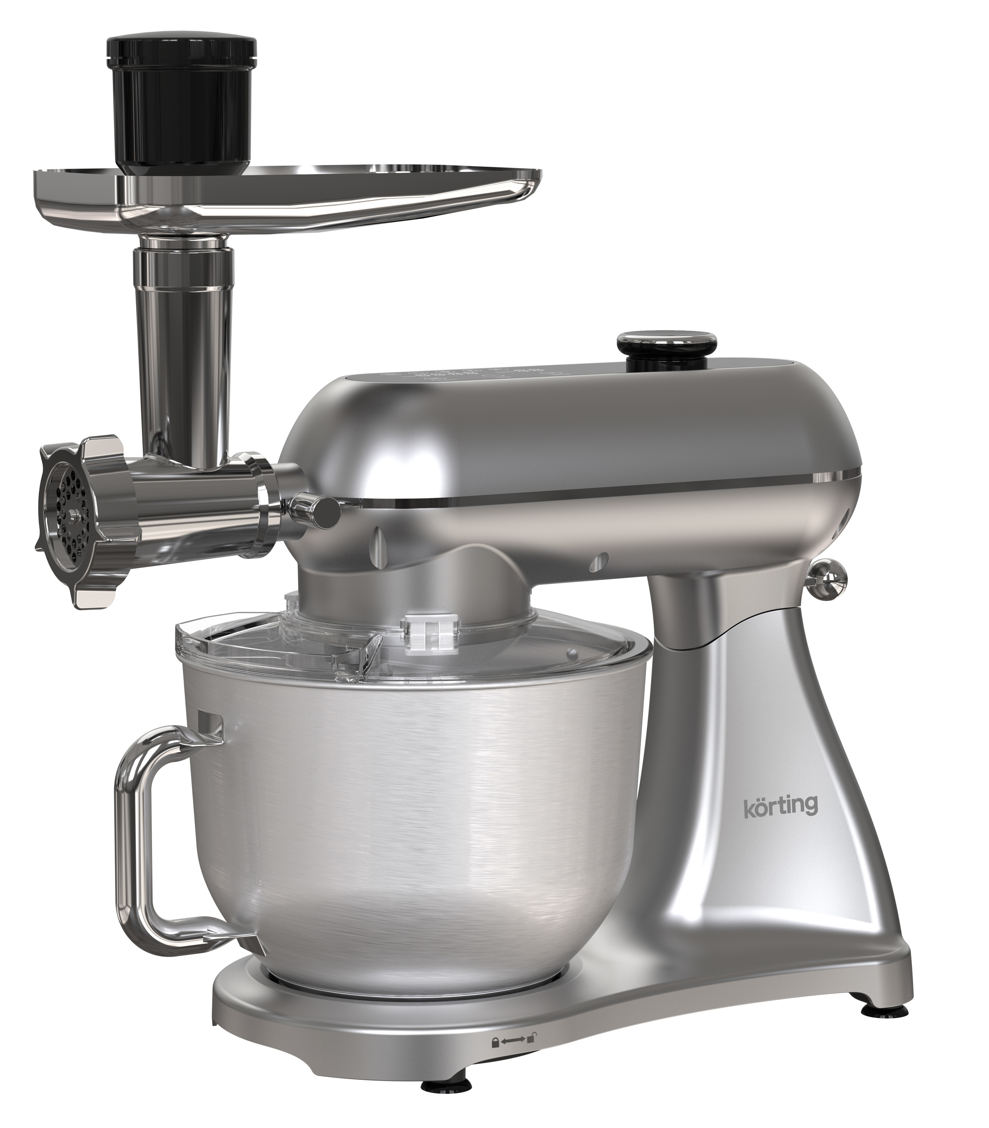 Изображение товара Кухонный комбайн Korting KKM 0108 Mb S 10 скоростей 1500 Вт серый
