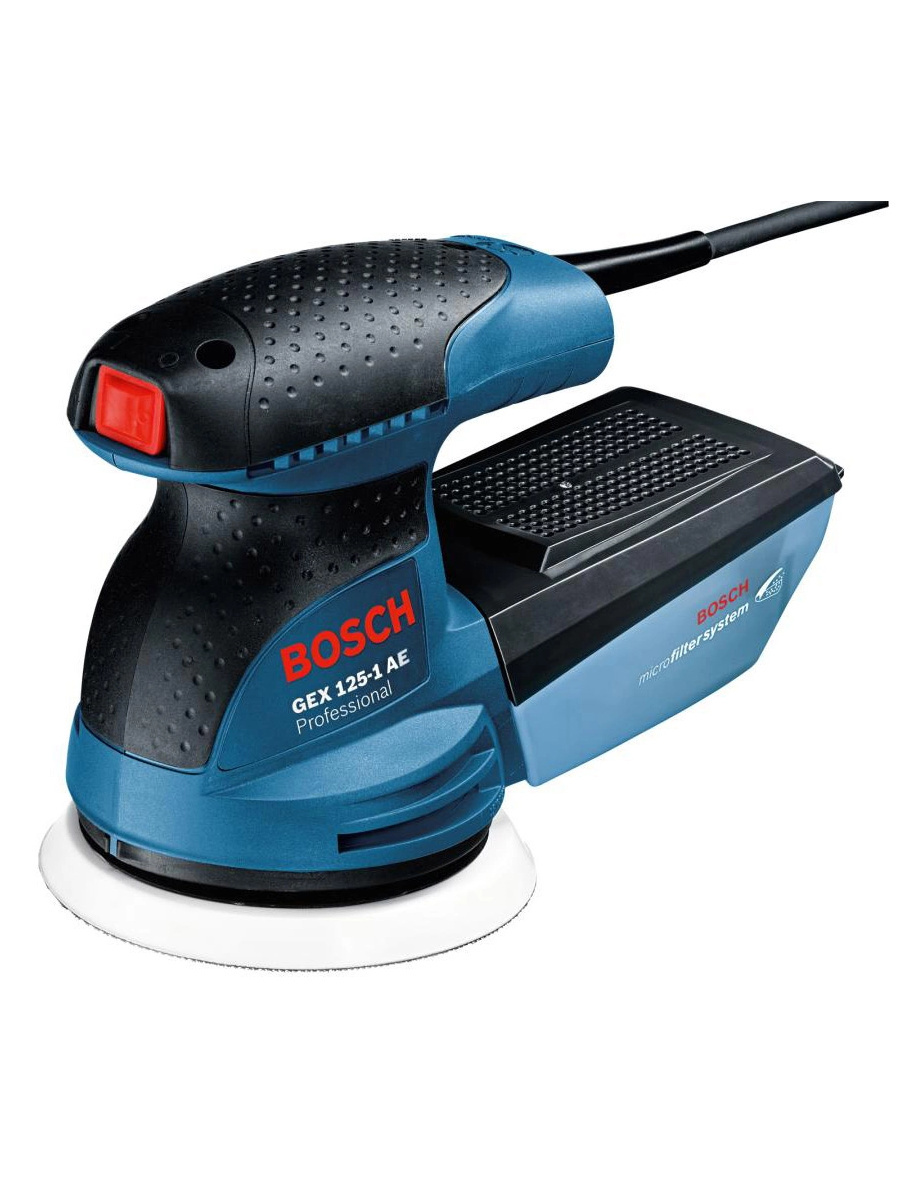 Изображение товара Эксцентриковая шлифмашина сетевая Bosch GEX 125-1 AE 0601387500, 125 мм, 250 Вт