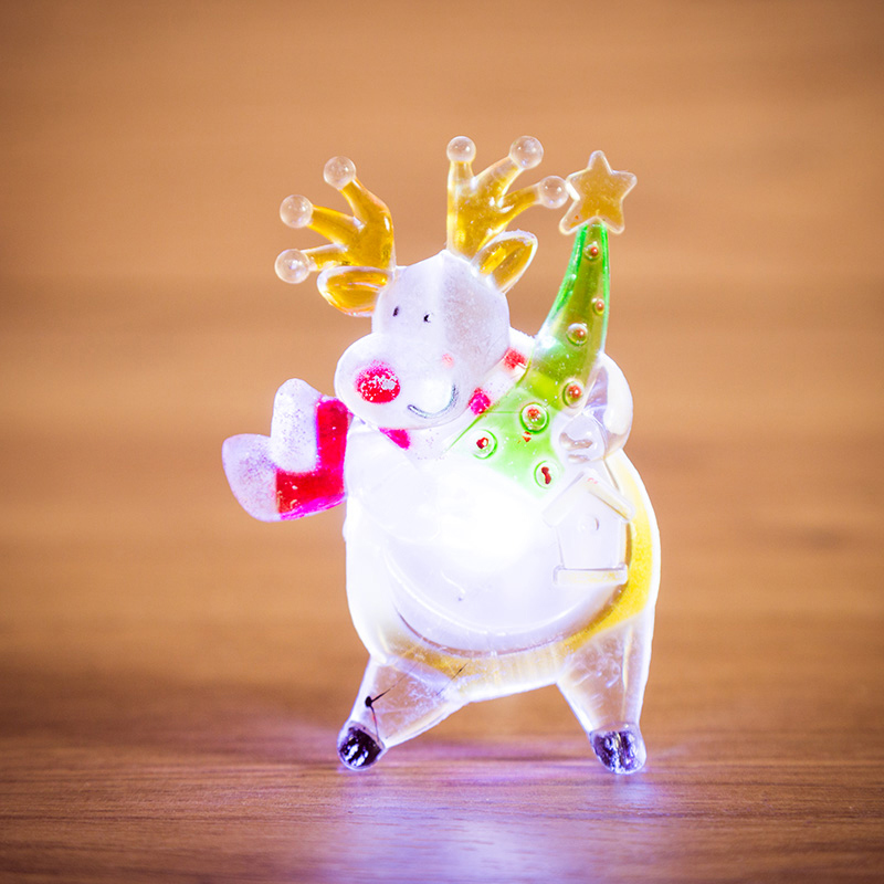 Изображение товара Светящаяся электрическая фигура Олень Neon-night 501-024 с RGB подсветкой