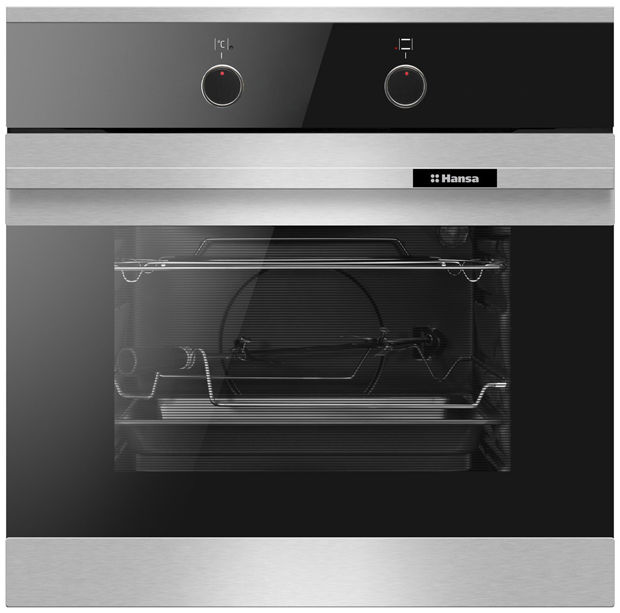 Изображение товара Встраиваемый духовой шкаф Hansa Boei62000015 60 л нержавеющая сталь с грилем