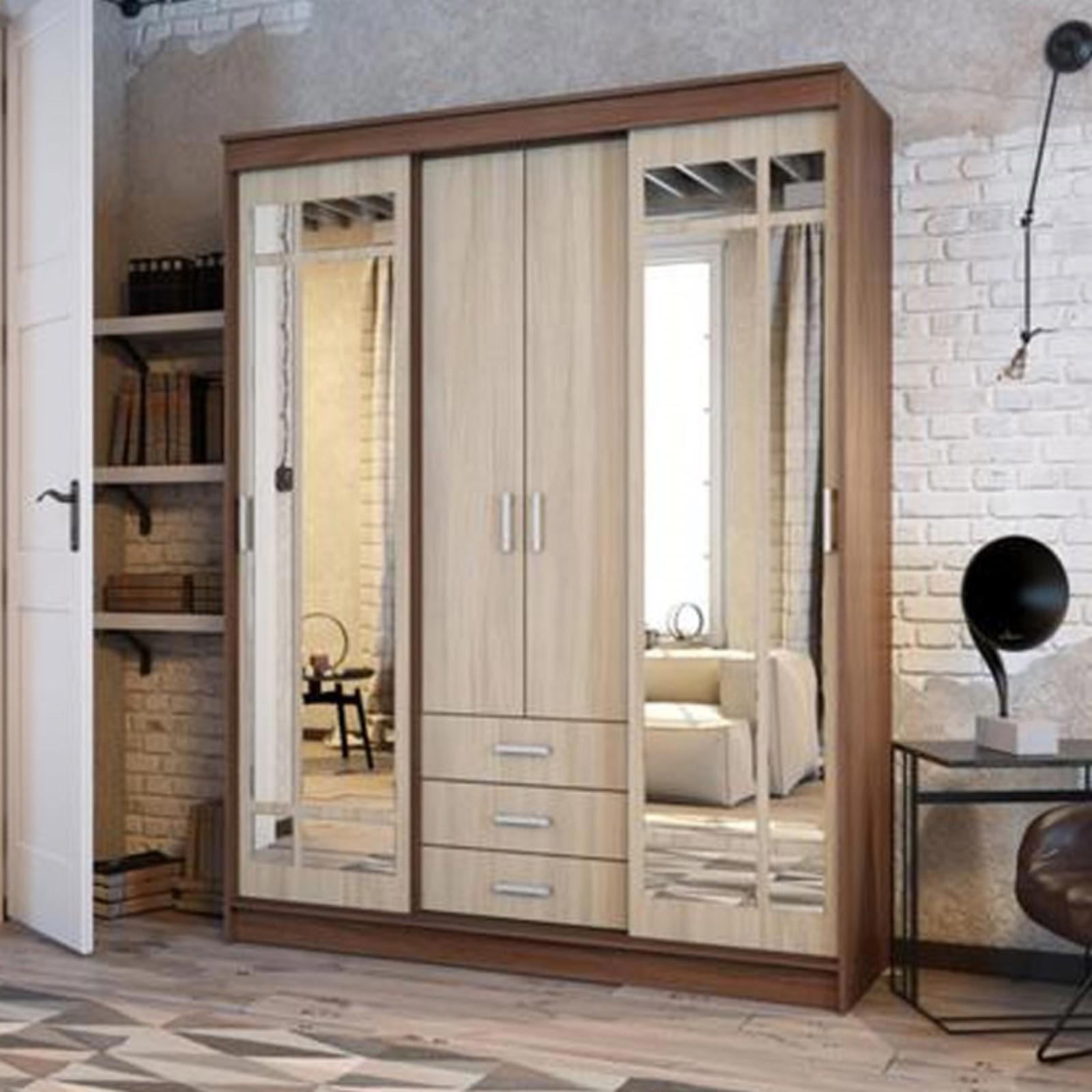 Изображение товара Шкаф-купе Клик мебель Лорд 170x220x58 см ЛДСП цвет бежевый