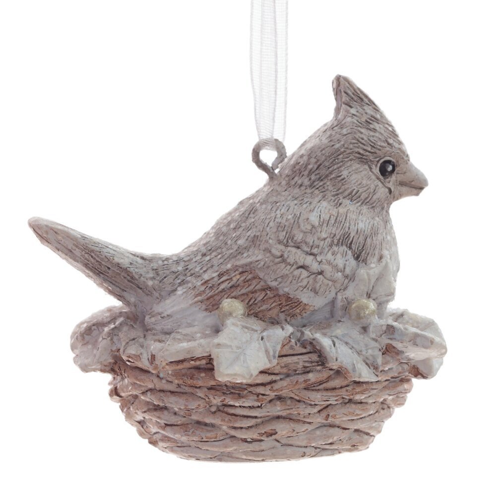 Изображение товара Елочная игрушка 811075 5.5 см x 4 см бежевый