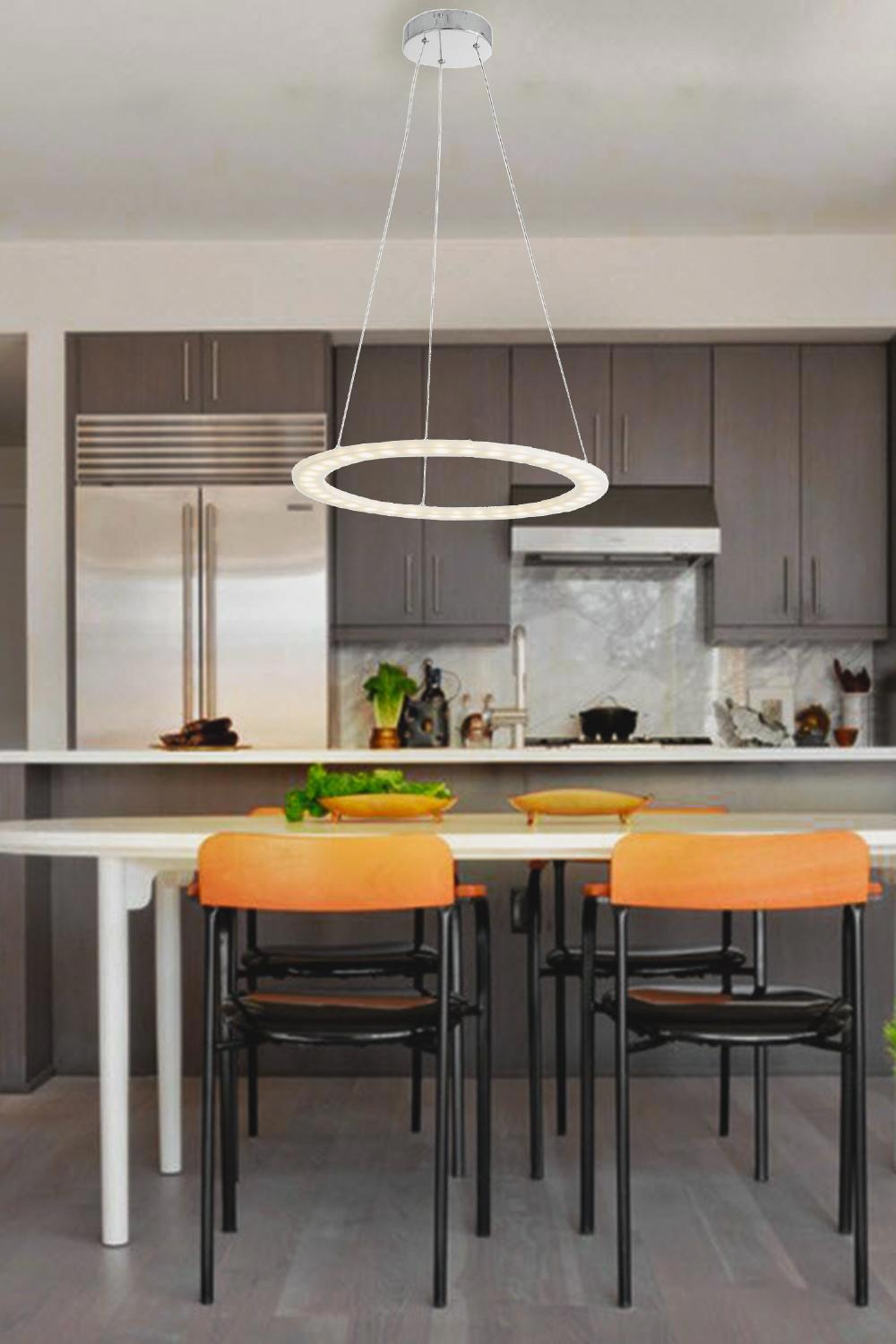 Изображение товара Подвесная светодиодная люстра Lucia Tucci MODENA 173.1 LED серый 1 лампа