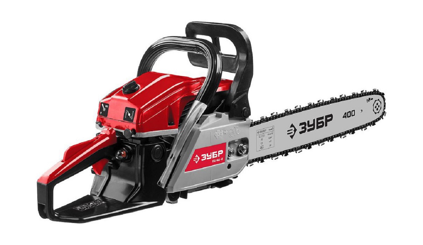 Изображение товара Бензопила Зубр ПБЦ-М40-40 с автоматической подачей масла и мощностью 2 л.с.