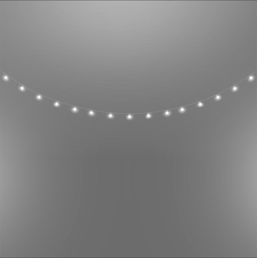 Изображение товара Электрогирлянда универсальная Эйджи 222568 белт-лайт 50 ламп h 80 см разноцветный