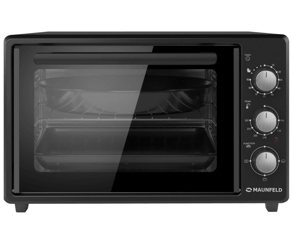 Изображение товара Электропечь Maunfeld MMO-373MB01 1400 Вт 37л черная с таймером и 3 режимами