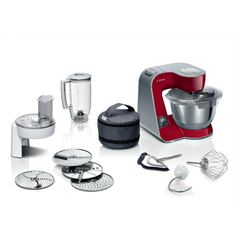Изображение товара Кухонный комбайн Bosch MUM5X720 Serie 4 1000 Вт 7 скоростей красный (CNUM51S)