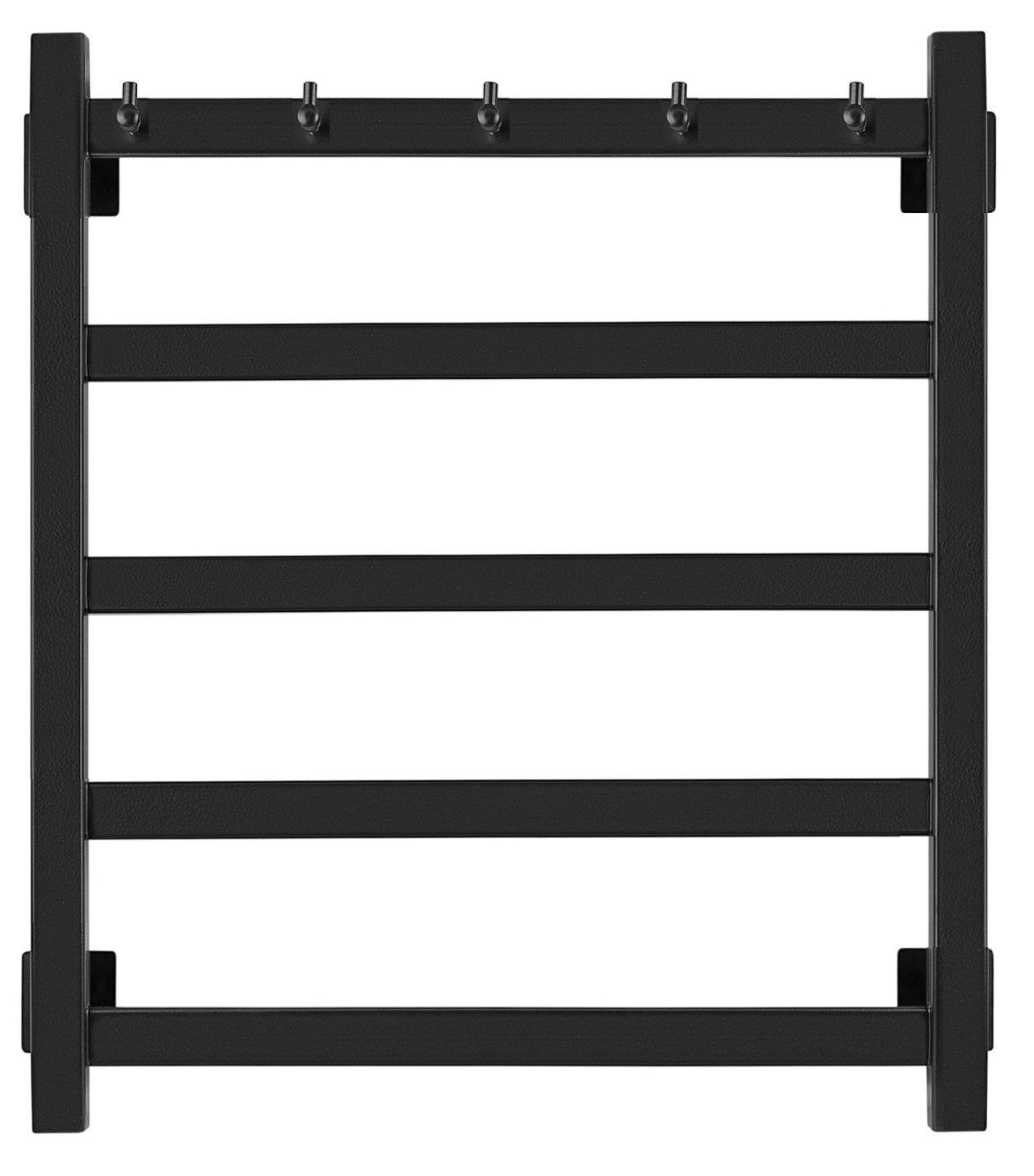 Изображение товара Полотенцесушитель водяной лесенка Secado Корсико 1 к 600x500 мм универсальная подводка нержавеющая сталь цвет черный