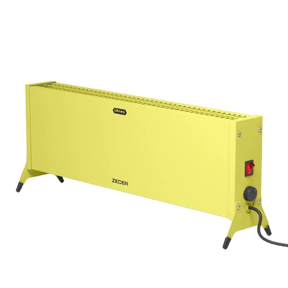 Изображение товара Конвектор электрический Zeder 15MX-12 Yellow с механическим термостатом 1500 Вт