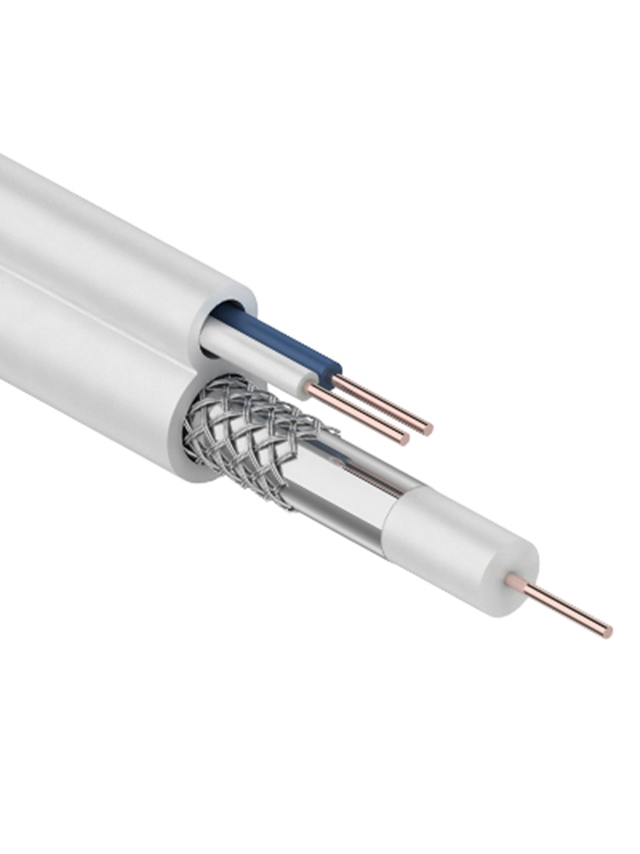 Изображение товара Кабель Rexant ККСВ-В+2x0.5 100 м цвет белый