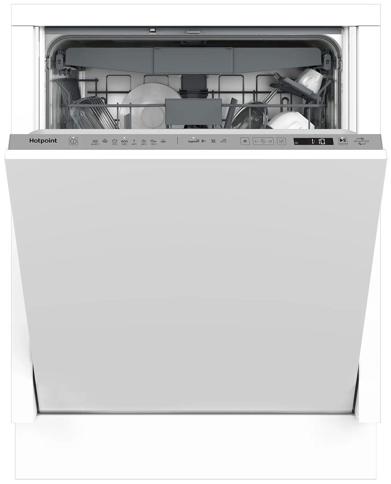 Изображение товара Встраиваемая посудомоечная машина Hotpoint HI 5D84 DW 8 программ белая