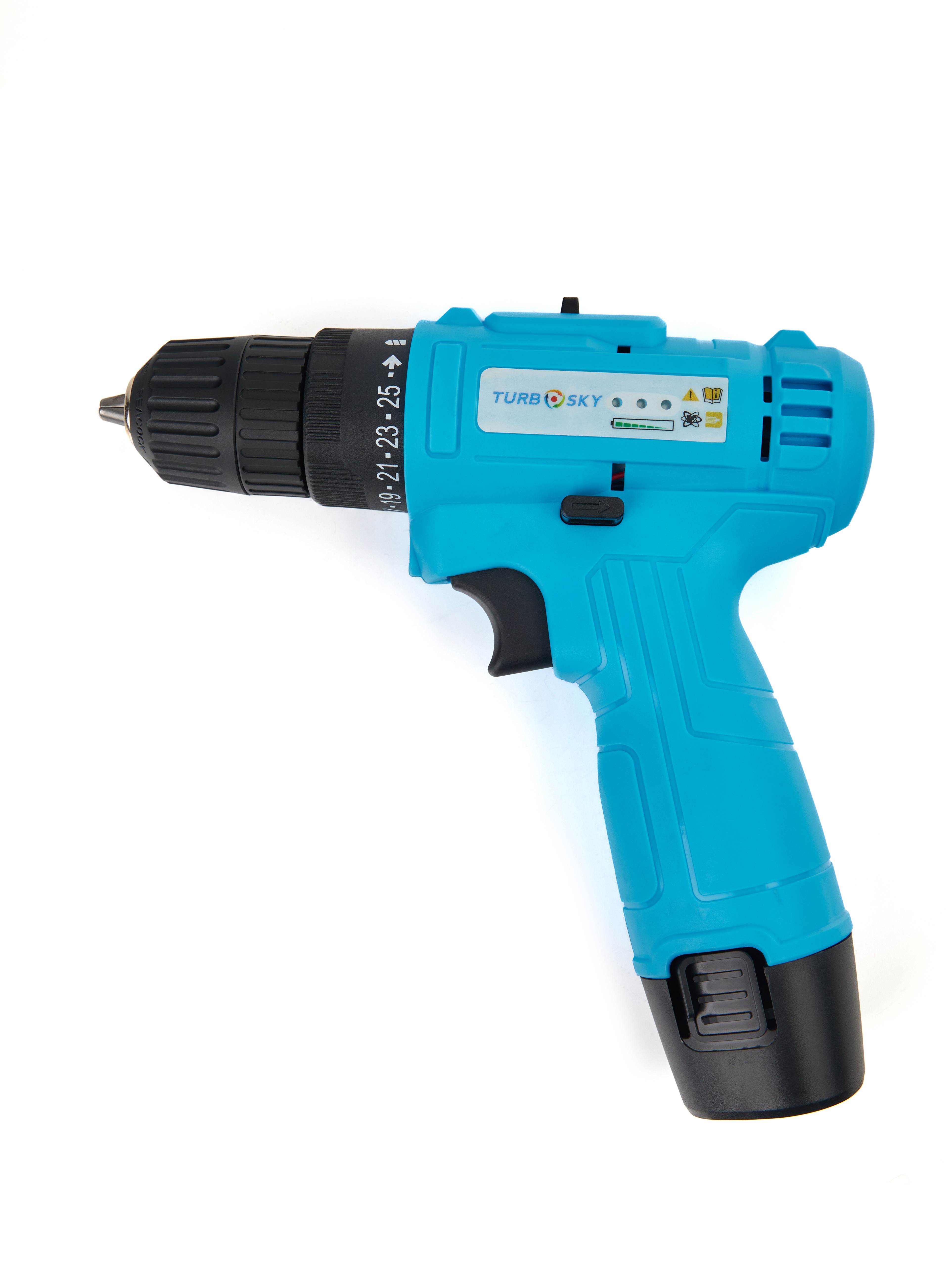 Изображение товара Аккумуляторная дрель-шуруповерт Turbosky ДА-12/1.5 12 В 1.5 Ач с подсветкой