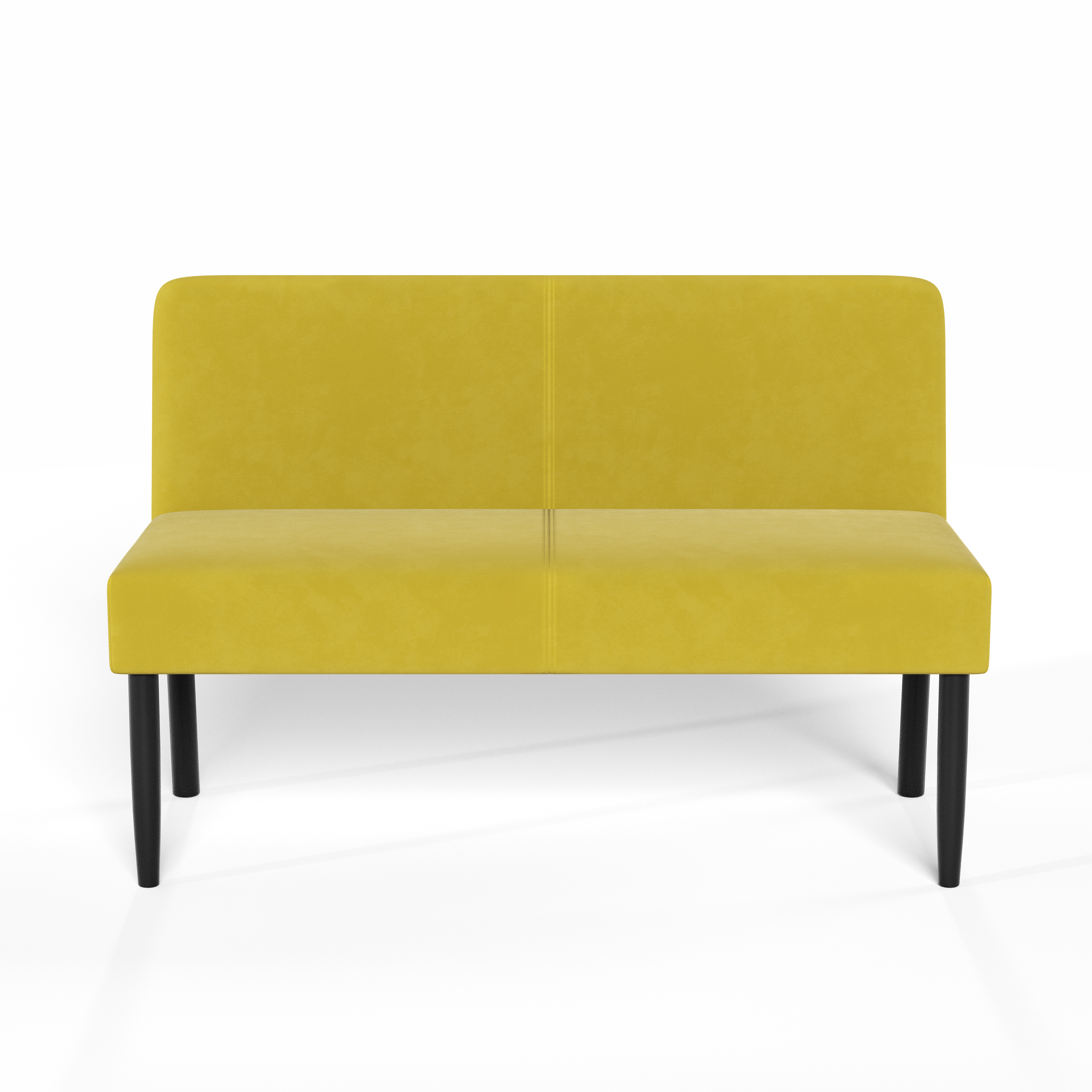 Изображение товара Компактный диван Мюнхен из велюра 120x78x57 см горчичный SALON TRON