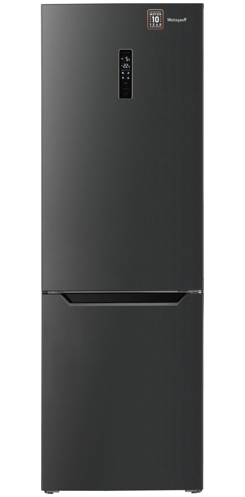 Изображение товара Отдельностоящий двухкамерный холодильник Weissgauff WRK 2000 XBNF DC Inverter 60x193.5 см