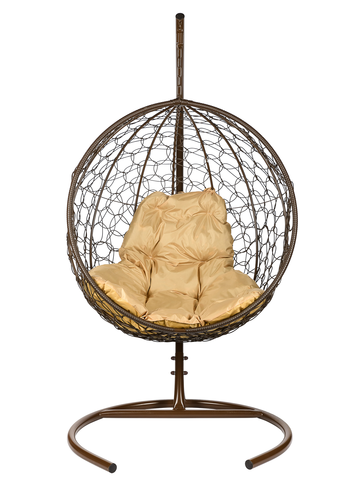 Изображение товара Кресло подвесное Bigarden KokosBrownB 95 см x 75 см x 115 см искусственный ротанг коричневый