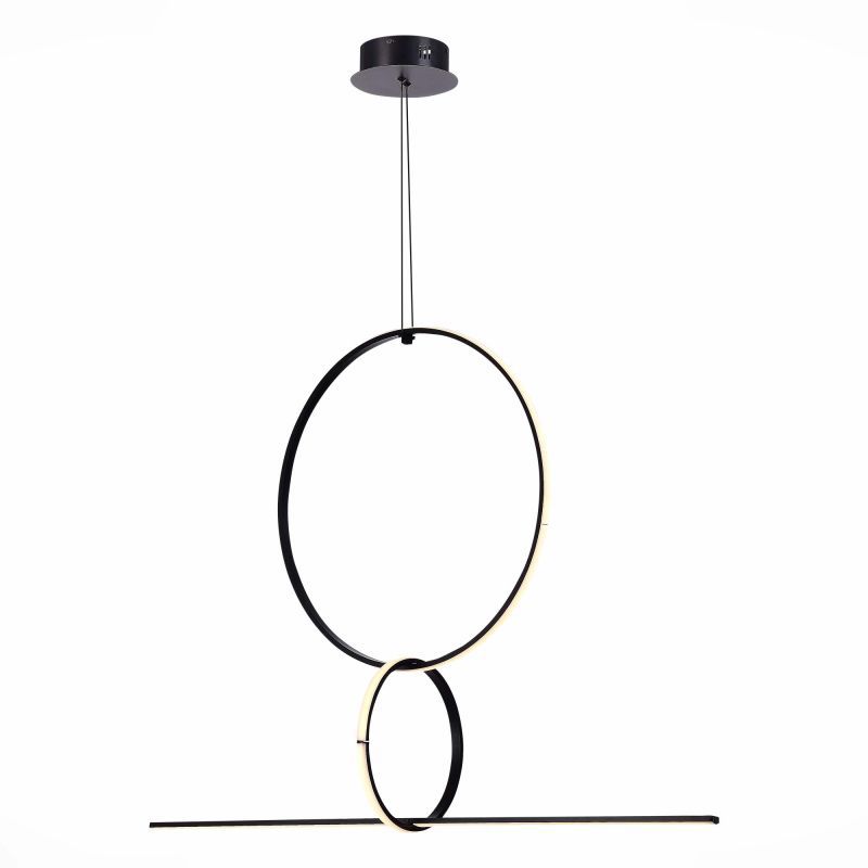 Изображение товара Светильник подвесной LED St Luce Gaia SL6113.433.01, нейтральный белый, черный, 50 Вт