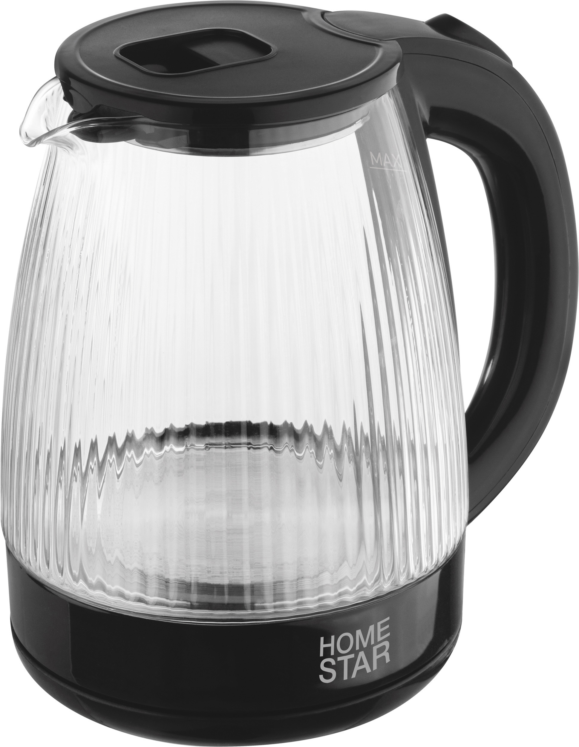 Изображение товара Электрический чайник Homestar HS-1045 1.8 л стекло черный с подсветкой