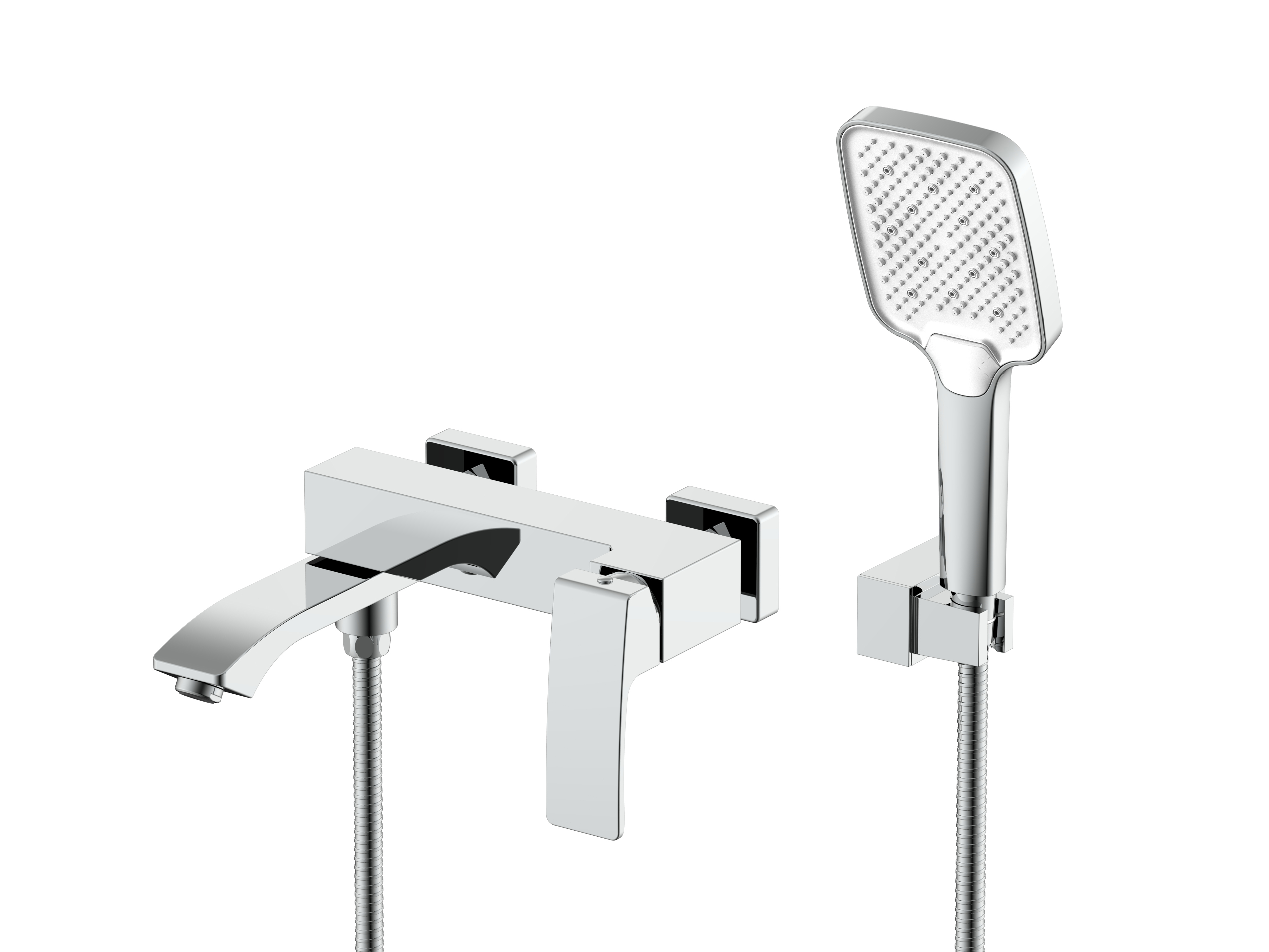 Изображение товара Смеситель для ванны Raglo R01 R01.30 однорычажный с душевой лейкой хром