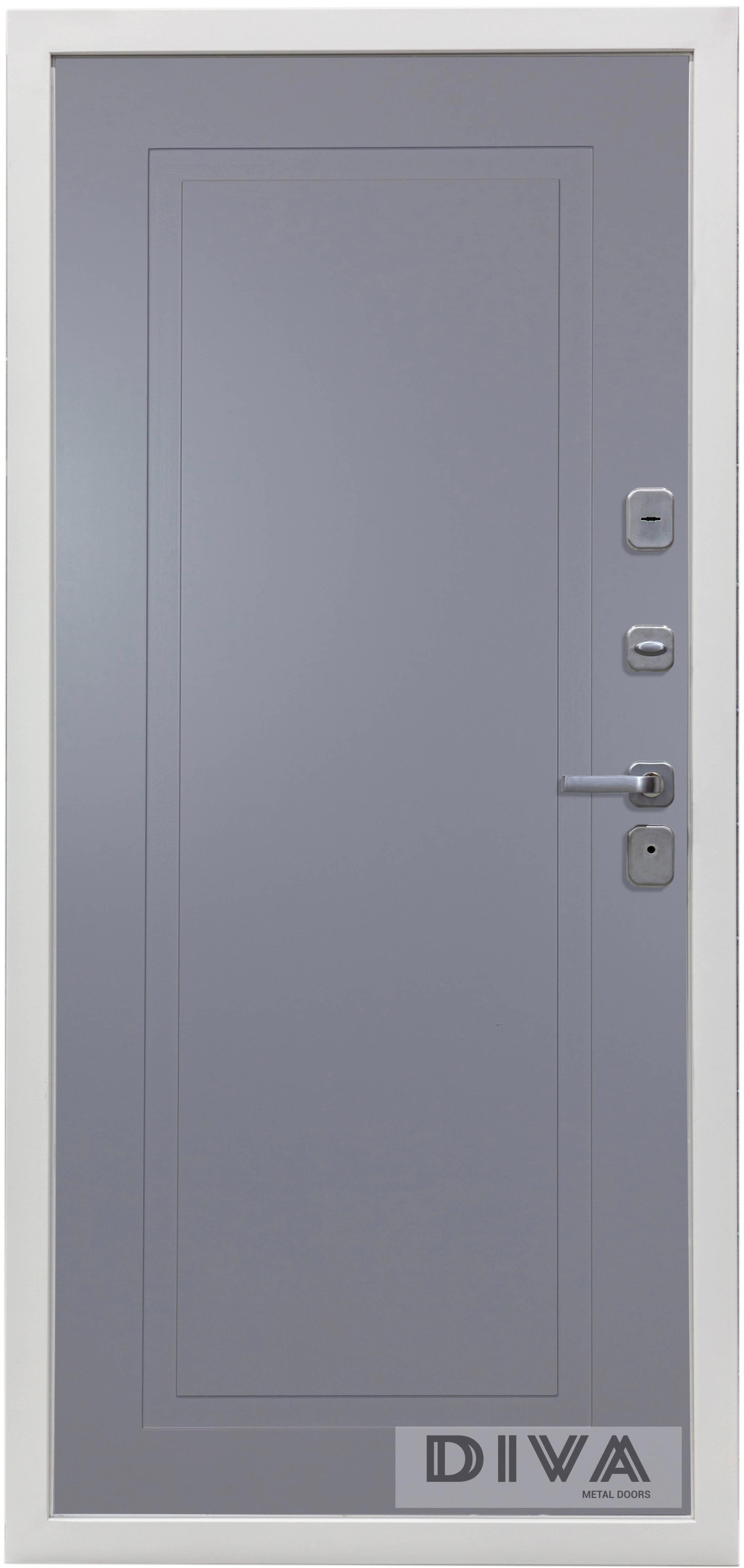Изображение товара Входная дверь Diva Line 40 УТ-00074978 960x2050см правая цвет графитовый серый