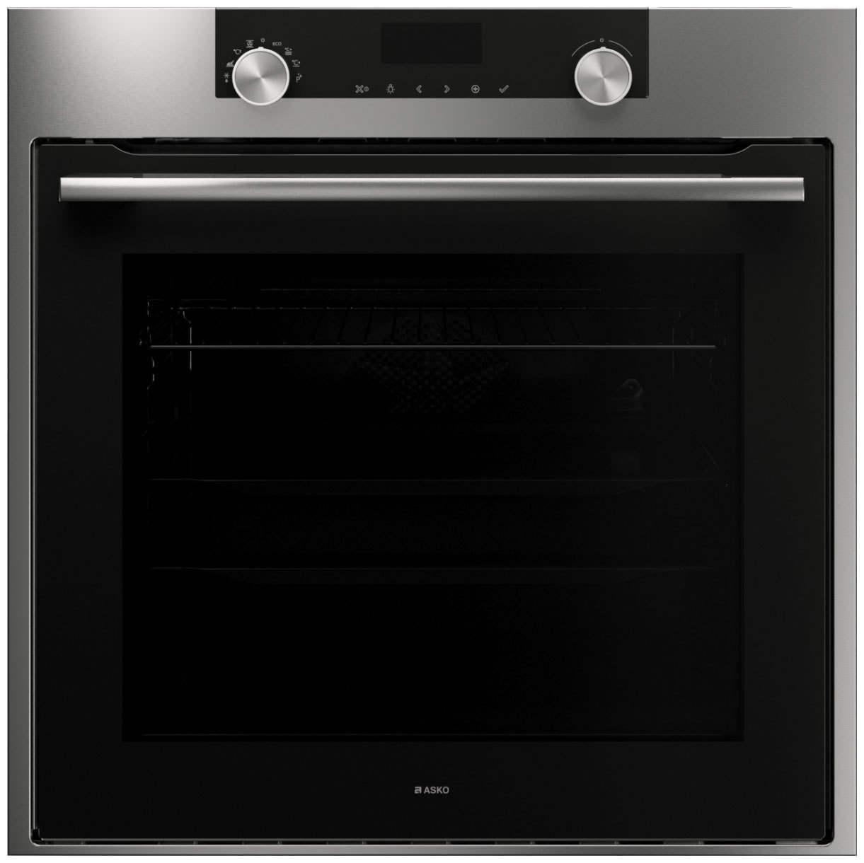 Изображение товара Встраиваемый духовой шкаф ASKO OP 8664 S с пиролизом и дисплеем 71 л