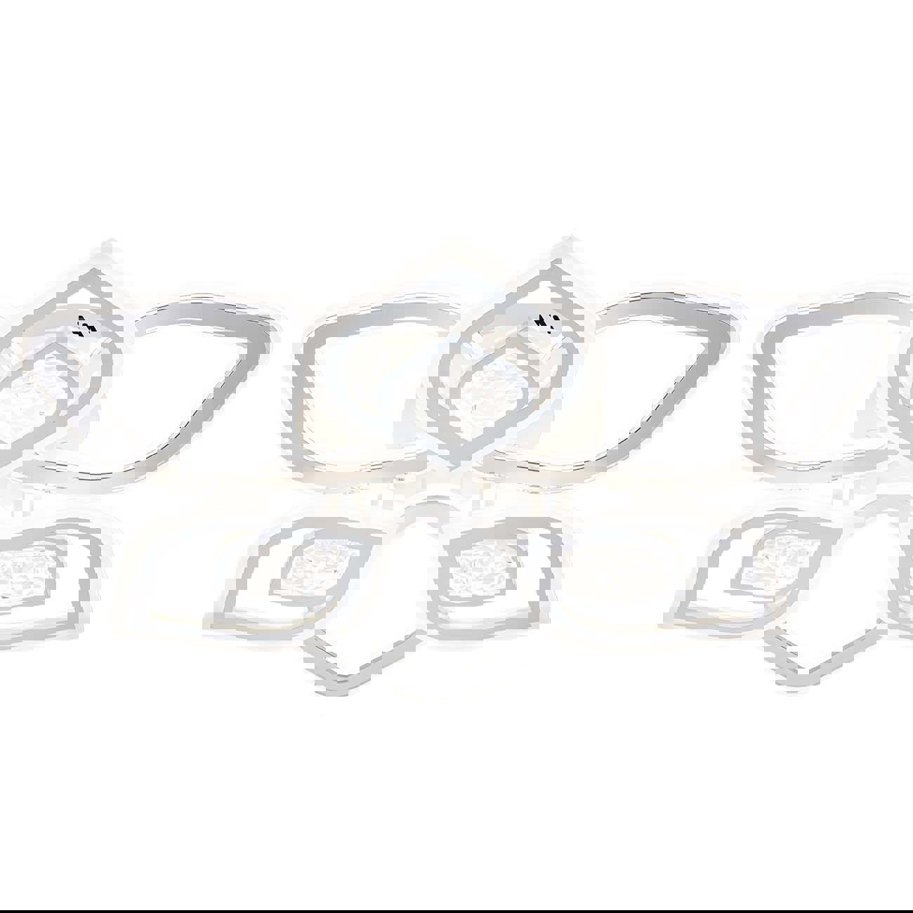 Изображение товара Люстра потолочная светодиодная Escada Hydria 39 м² белый современный дизайн