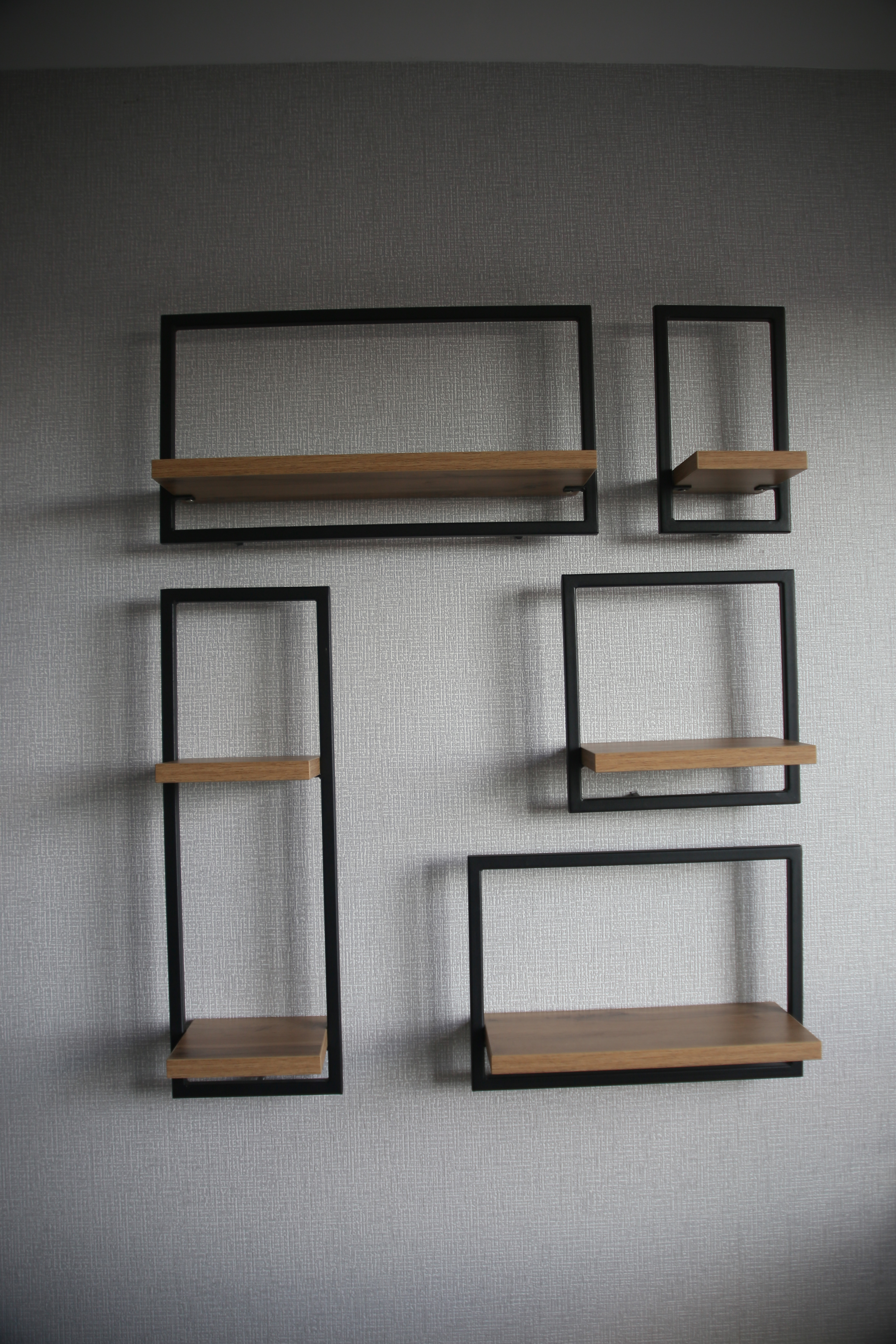 Изображение товара Полка Ironweld 80x20 см ЛДСП цвет чёрный муар