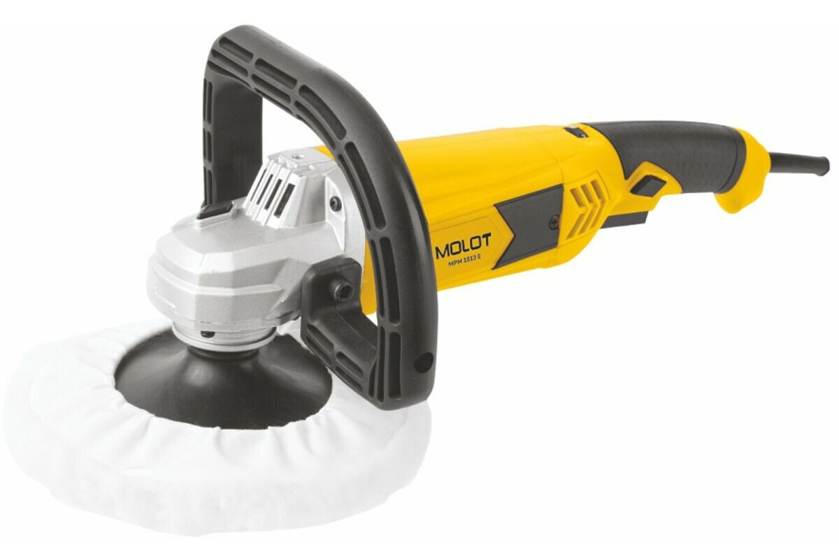 Изображение товара Полировальная машина MOLOT MPM 1813 E 1300 Вт диаметр 180 мм с регулировкой скорости