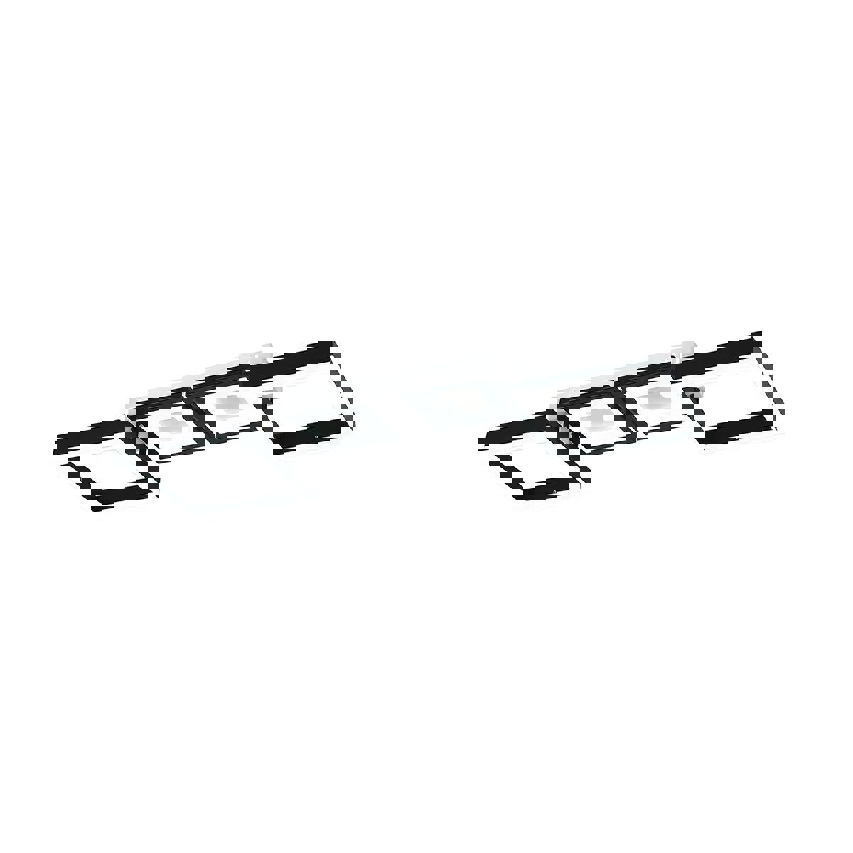 Изображение товара Настенно-потолочный светодиодный светильник Escada Scutum 13 м² регулировка белый черный