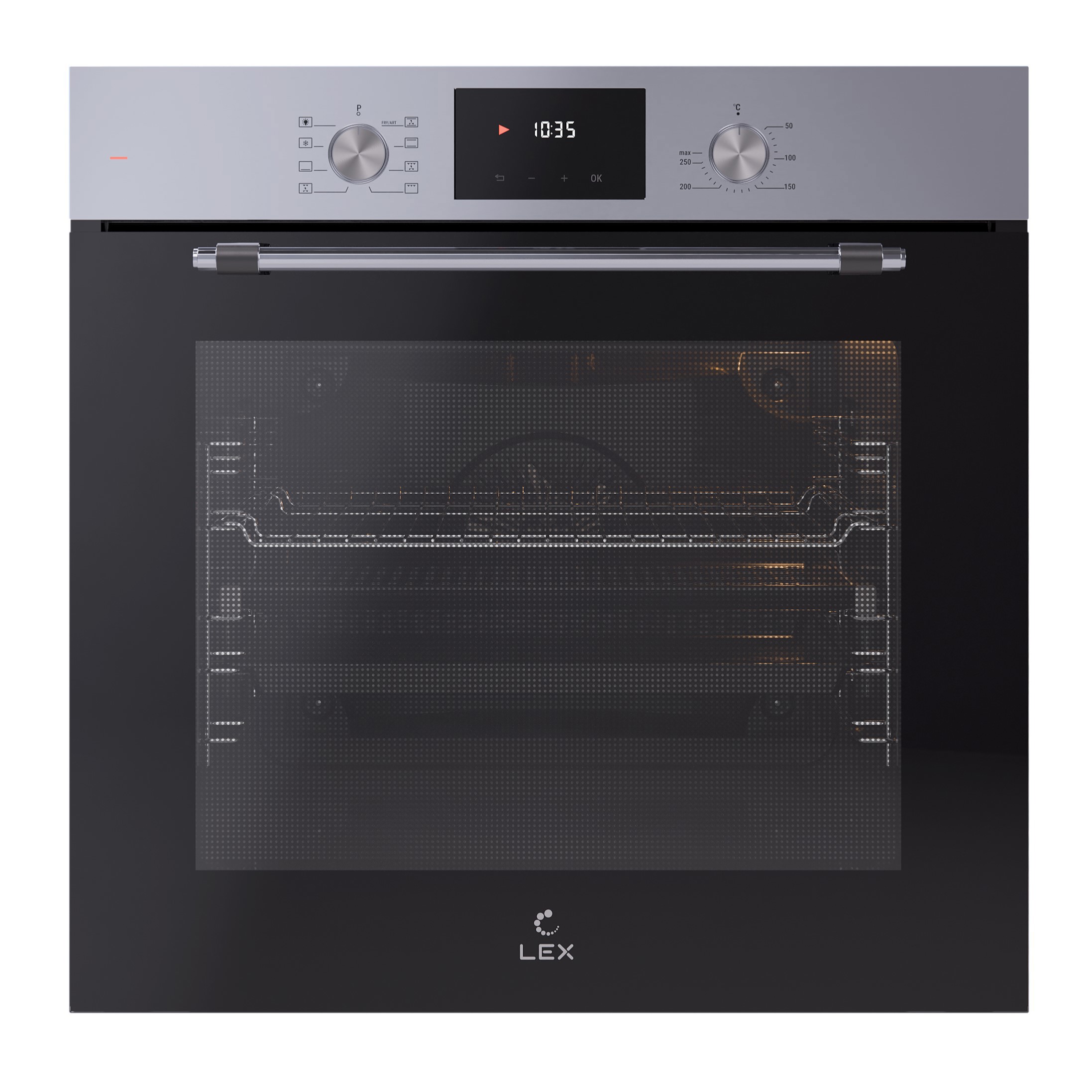 Изображение товара Духовой шкаф Lex EDP 680 IX MAX INOX с 8 режимами и функцией FryArt
