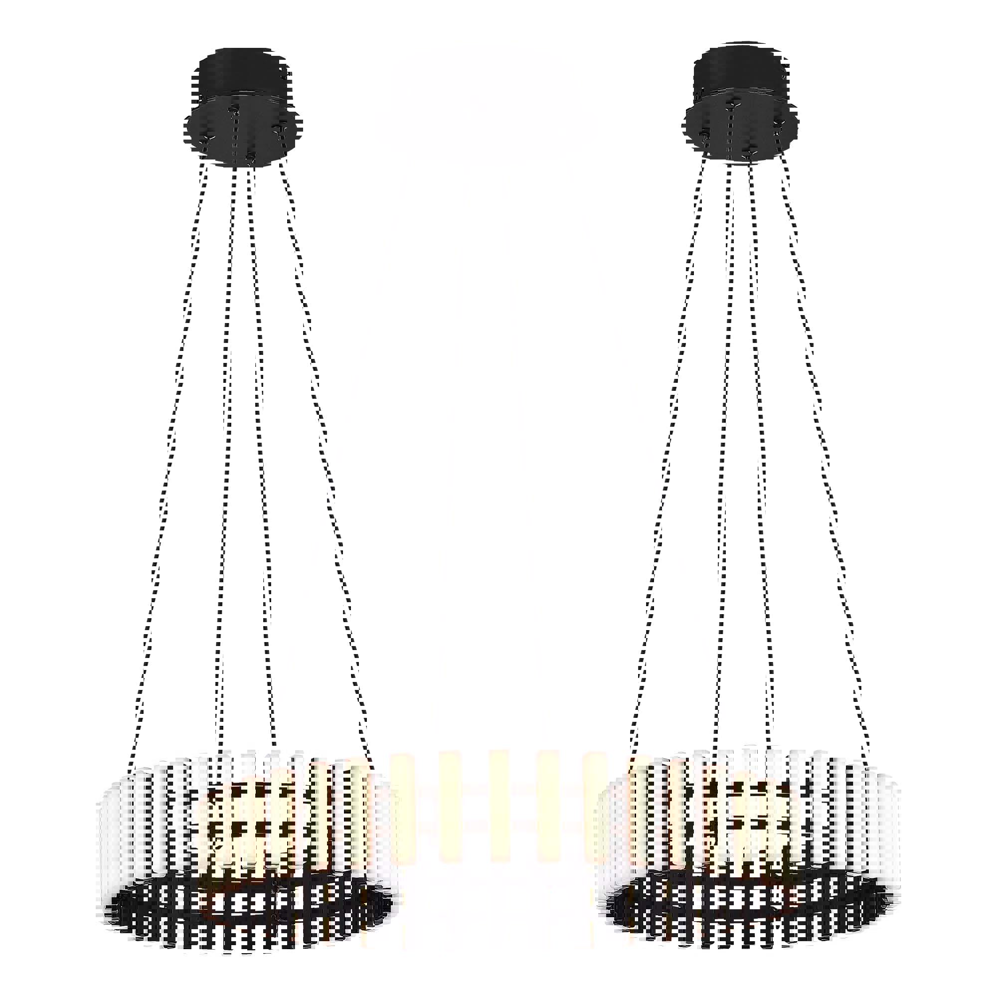 Изображение товара Люстра подвесная светодиодная ST LUCE ESTENSE 25W 3000K черный белый