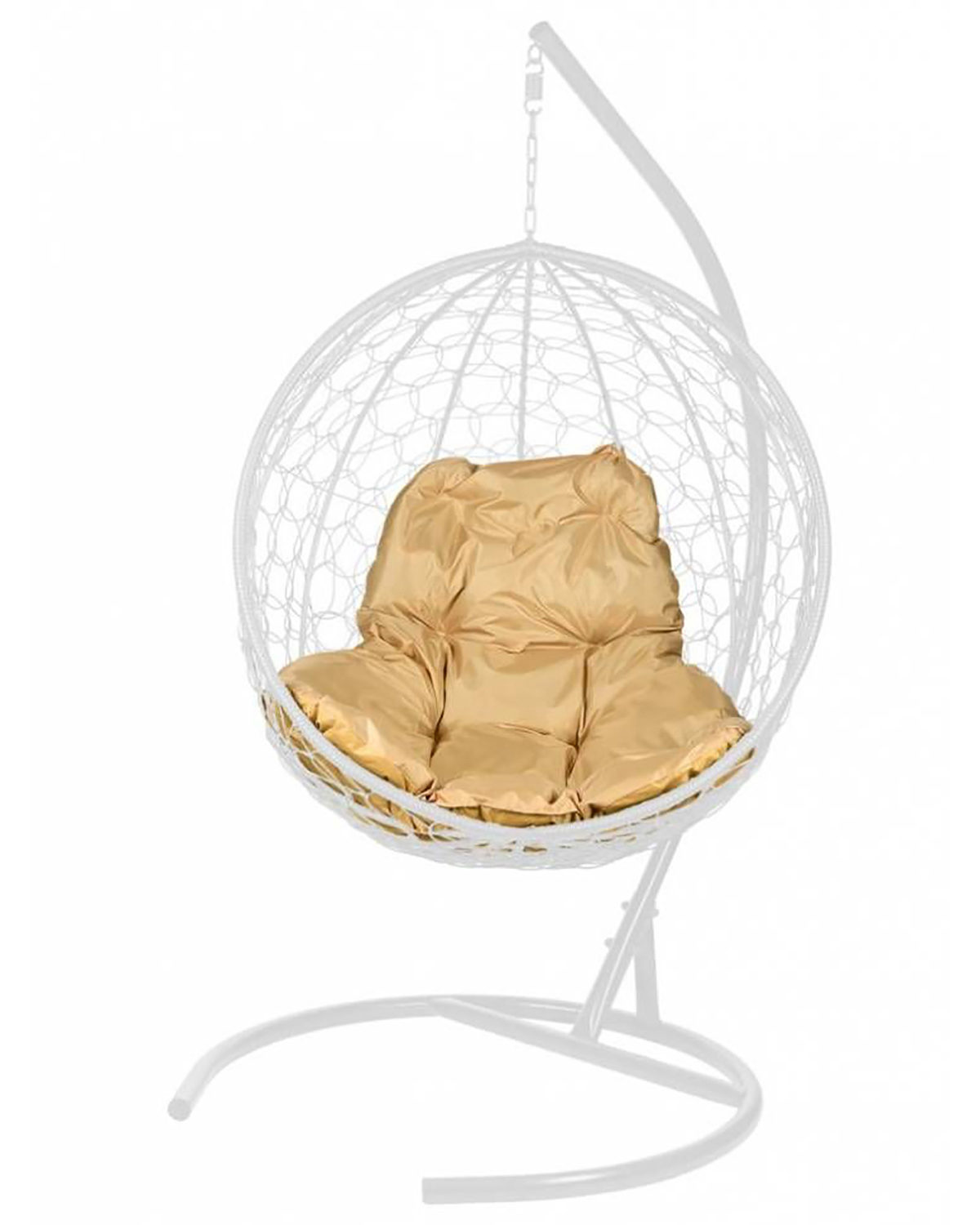 Изображение товара Подушка для подвесного кресла Bigarden бежевый 135x60 см водоотталкивающая с холлофайбером