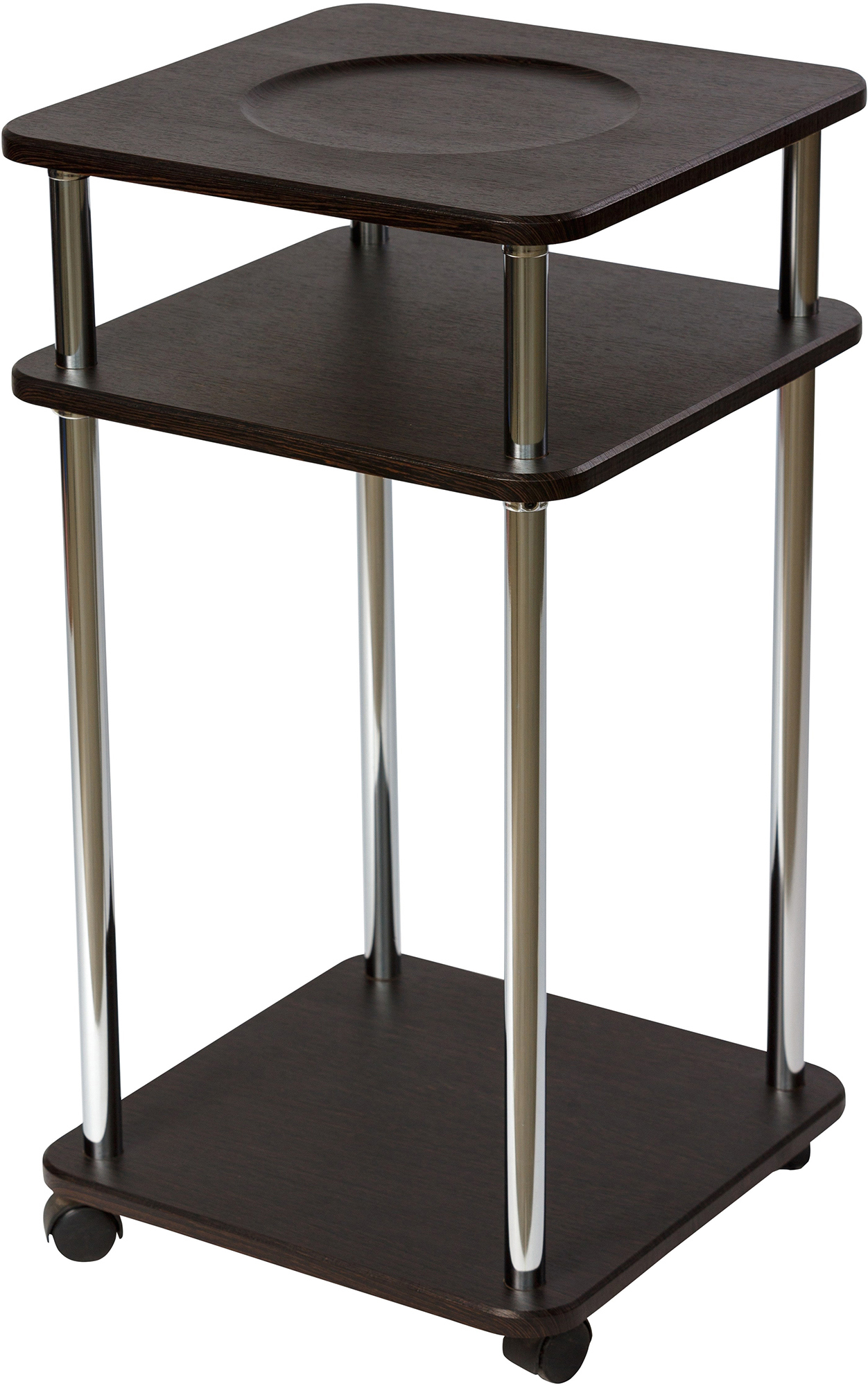 Изображение товара Подставка под кулер Калифорния венге магнитная с колесами 750 мм