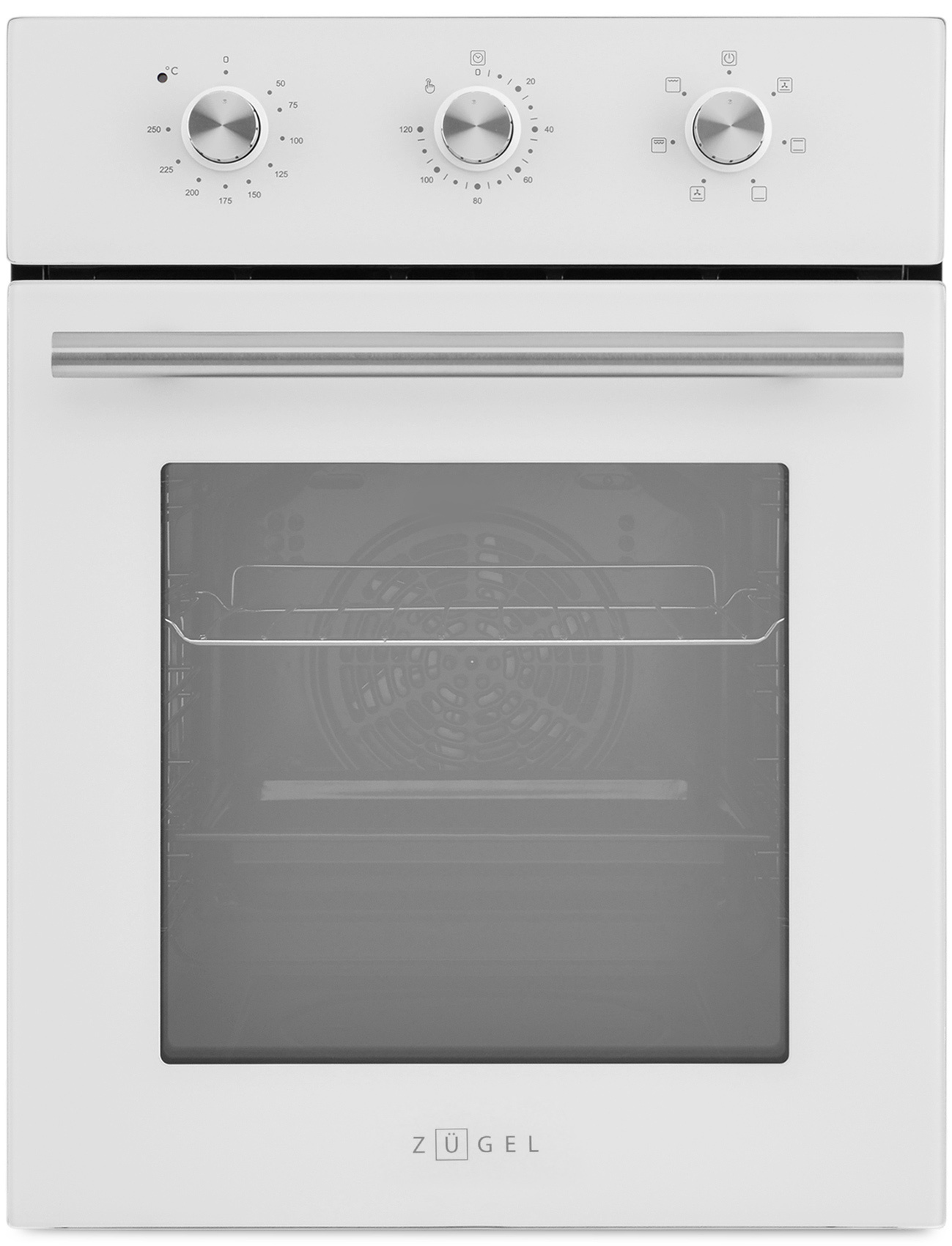 Изображение товара Встраиваемый электрический духовой шкаф Zugel Zoe451W 50л белый