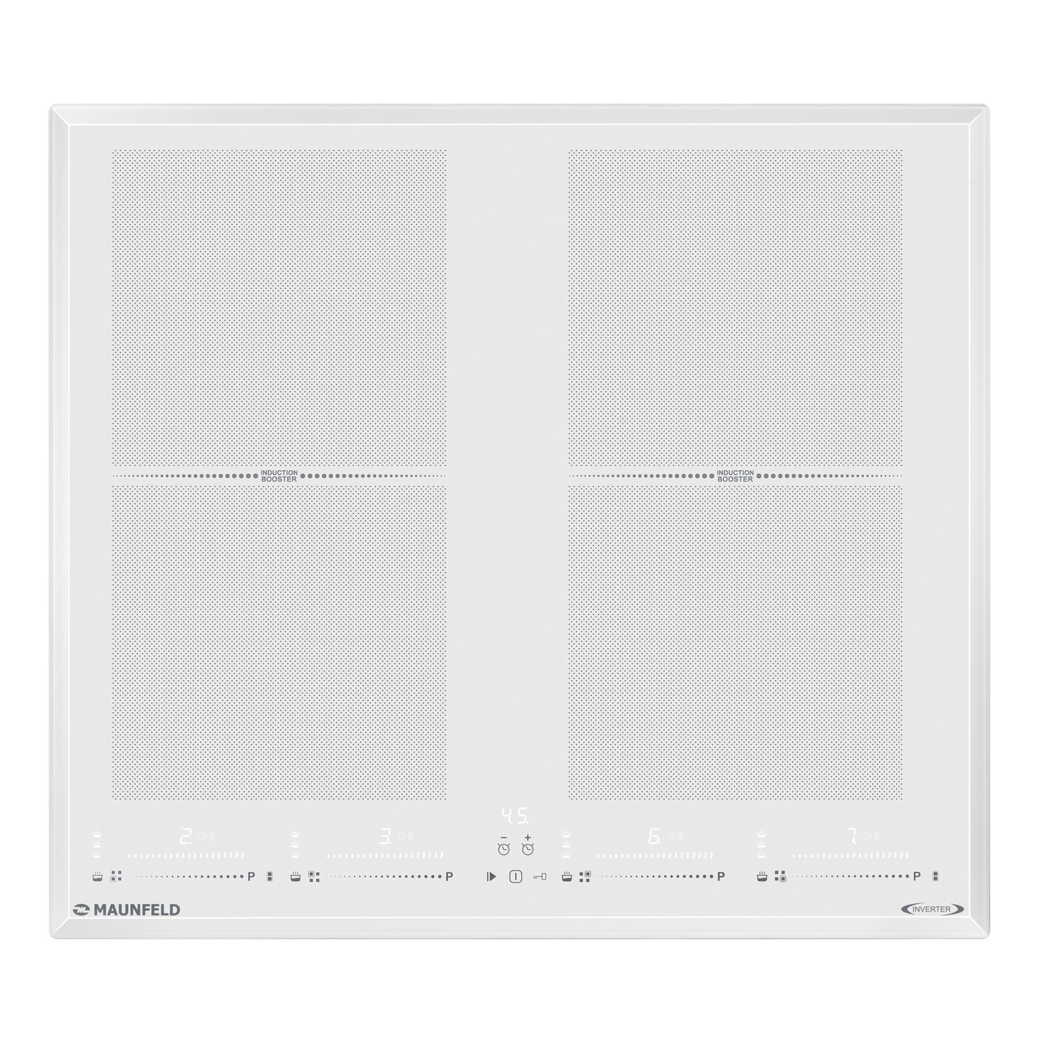 Изображение товара Индукционная варочная панель Maunfeld CVI594SB2BGA 59 см 4 конфорки стеклокерамика