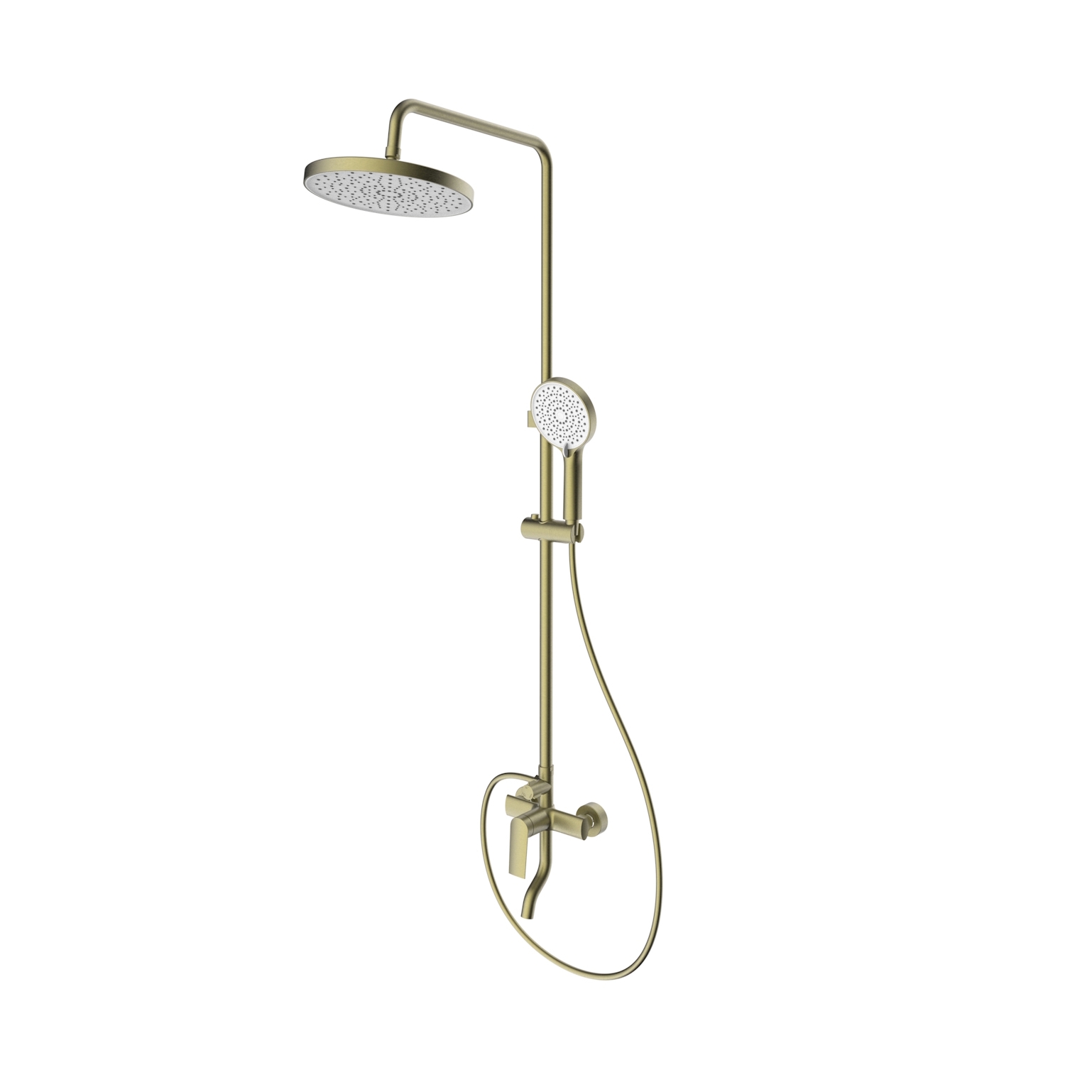 Изображение товара Душевая система SPLENKA S50.24.03 однорычажный смеситель цвет матовое золото