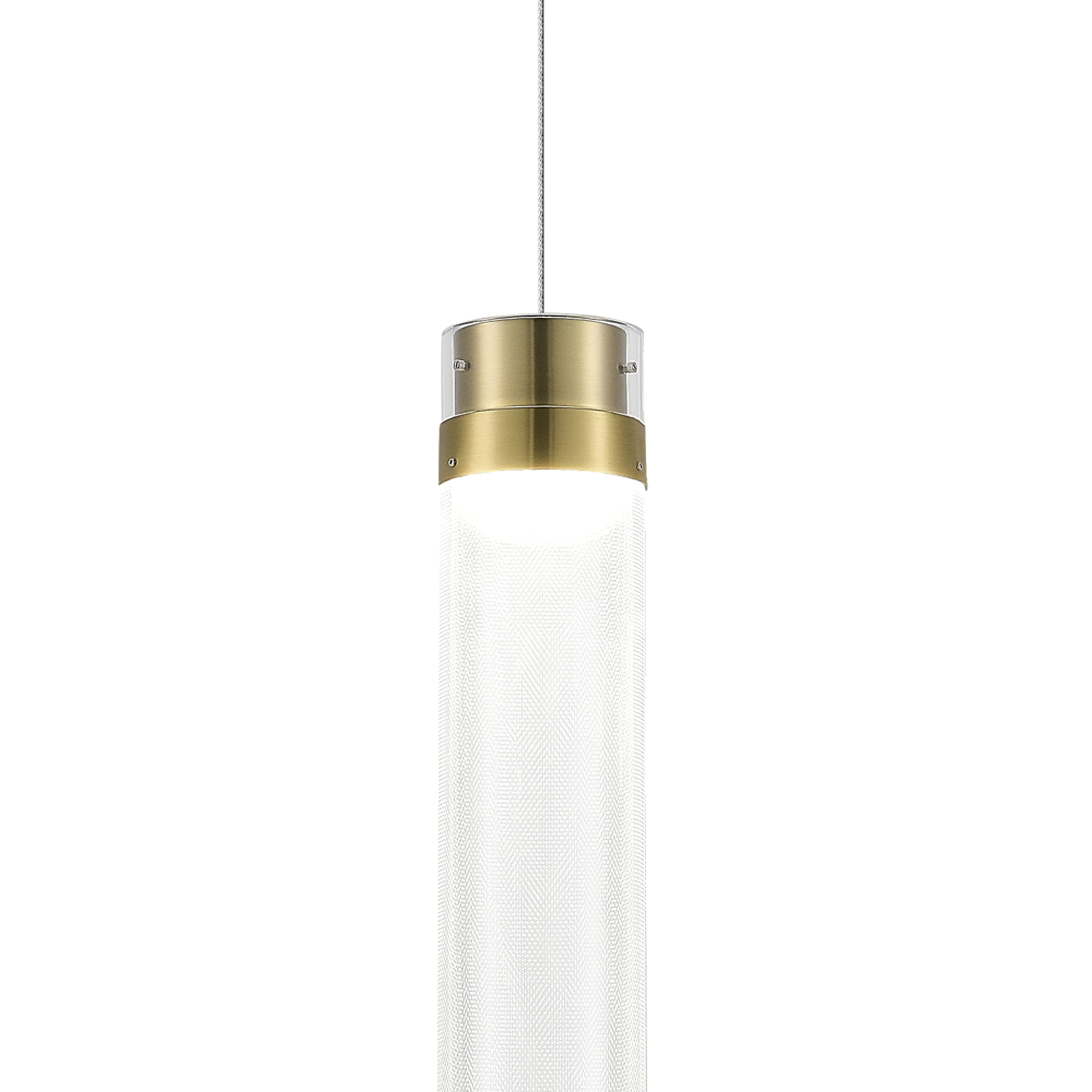 Изображение товара Люстра подвесная светодиодная St luce Champagne Sl6236.303.01 4 м² теплый белый (желтый) свет цвет латунь