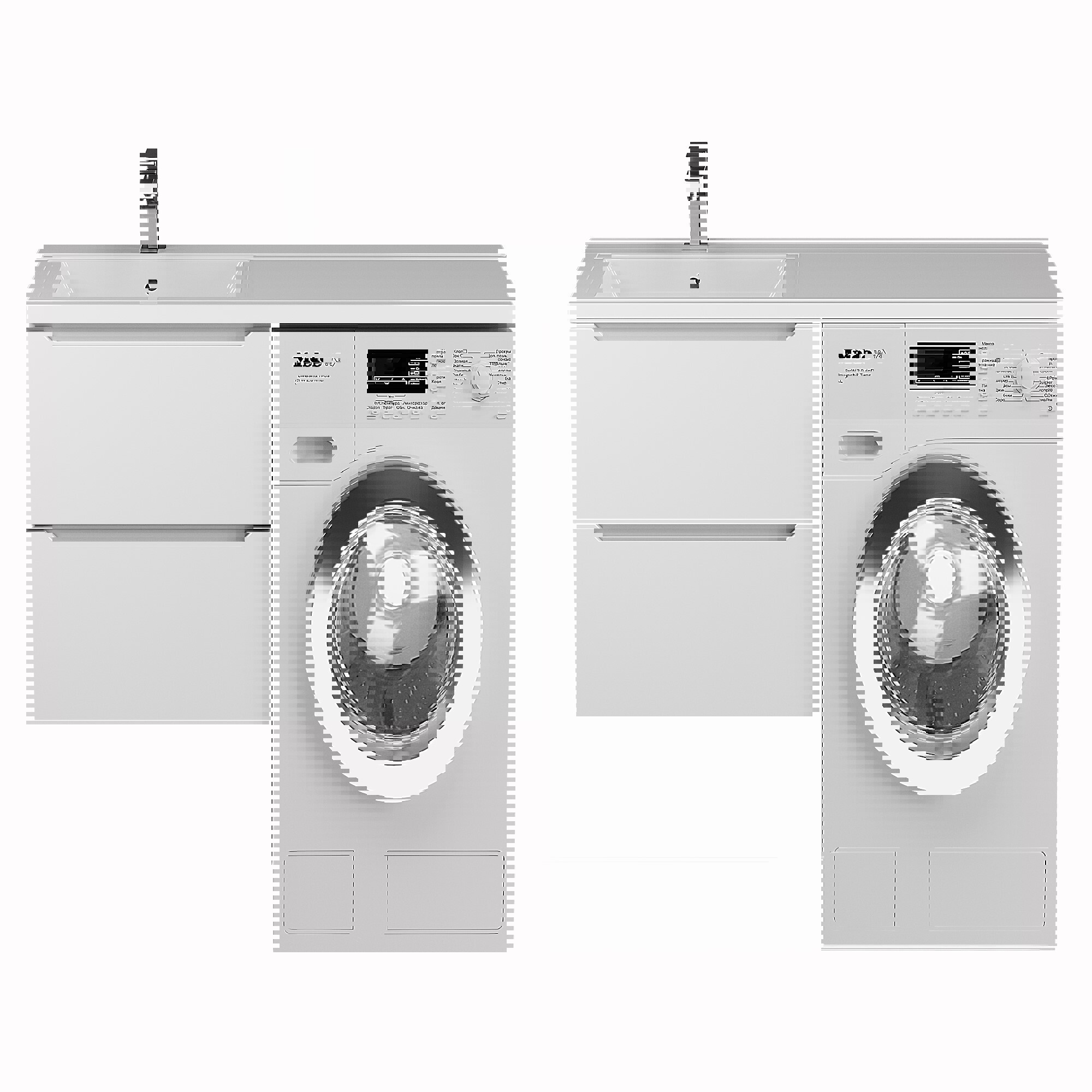 Изображение товара Тумба под стиральную машину Uperwood Tanos 291020260 60см цвет белый