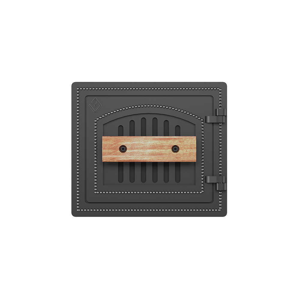 Изображение товара Дверцы каминных печей Везувий ДТ-3 290x250мм чугун черный