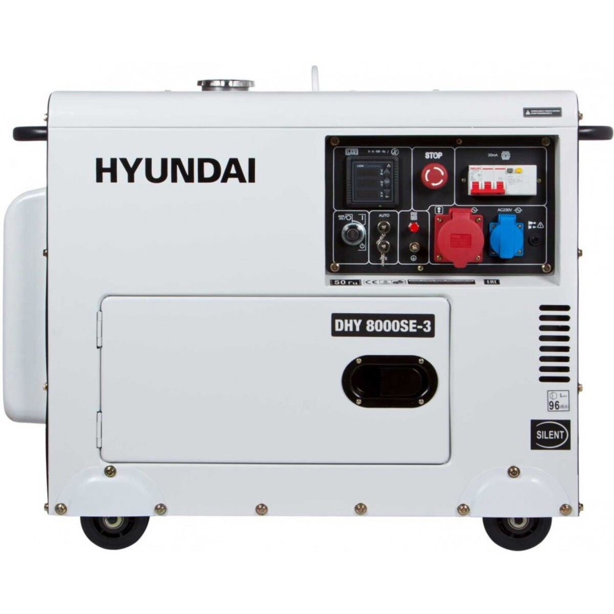 Изображение товара Генератор дизельный Hyundai DHY 8000SE-3 6.5 кВт