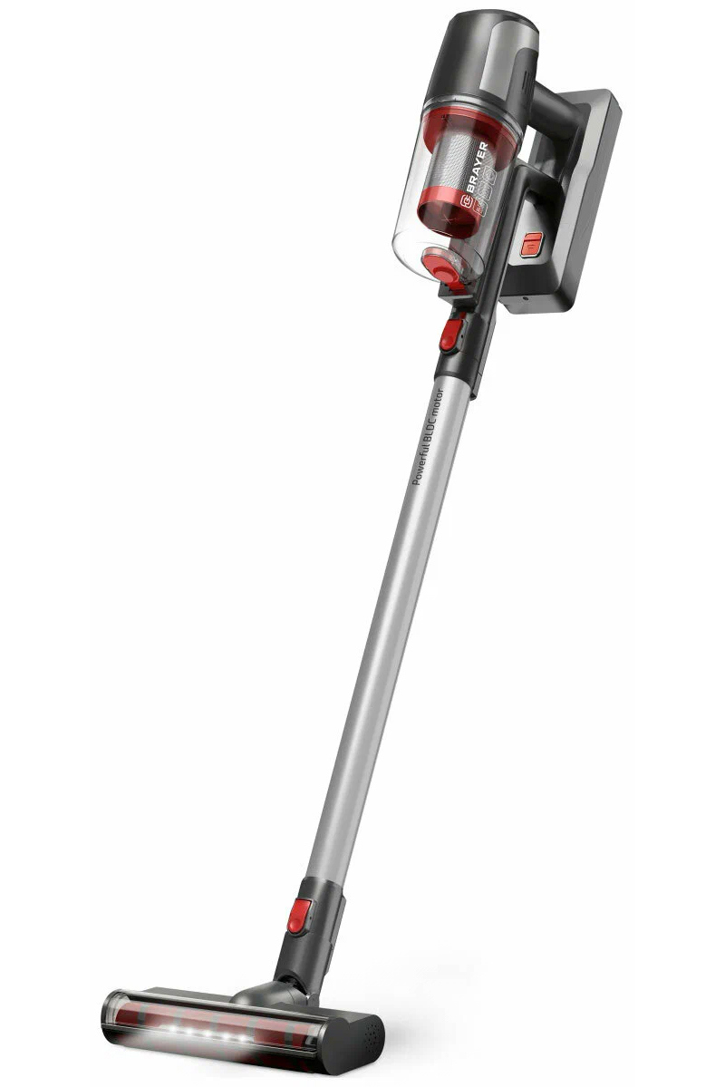 Изображение товара Вертикальный пылесос Brayer BR4265 350 Вт HEPA фильтр 0.5 л батарея 22,2В