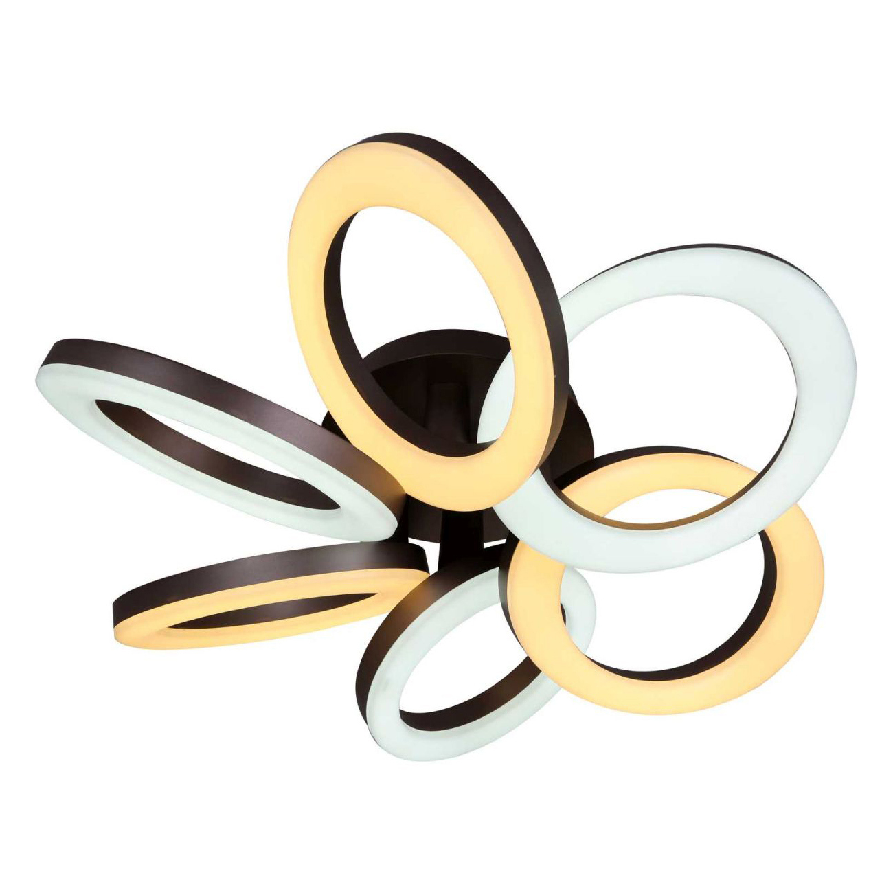 Изображение товара Светодиодная потолочная люстра STILFORT Nefler 2082/08/06C с пультом 16 м² коричневая