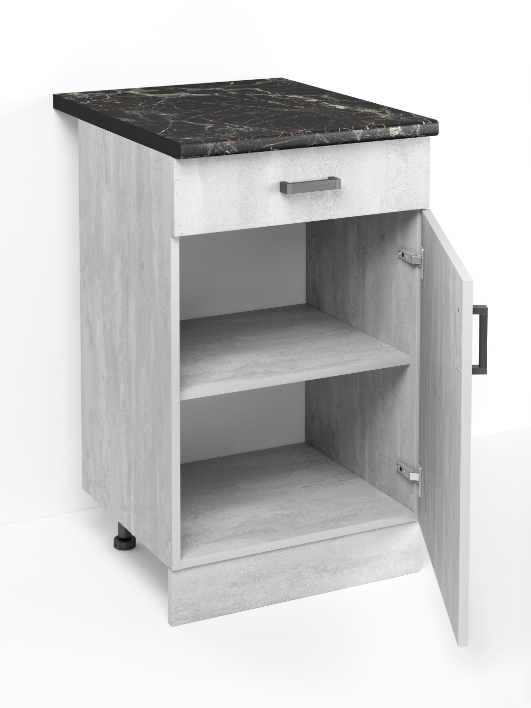 Изображение товара Кухонный модуль напольный Грэй 50x82.8x60 см ЛДСП серый