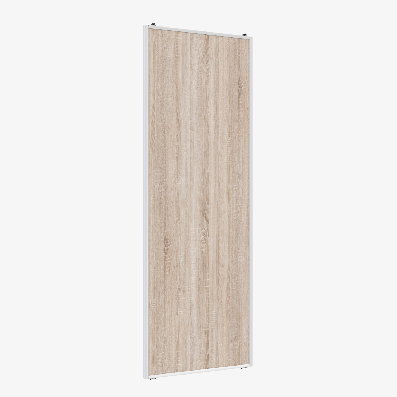 Изображение товара Дверь для шкафа-купе Найди Lite 60.40x225.50x3 см сталь цвет белый глянец/дуб сонома