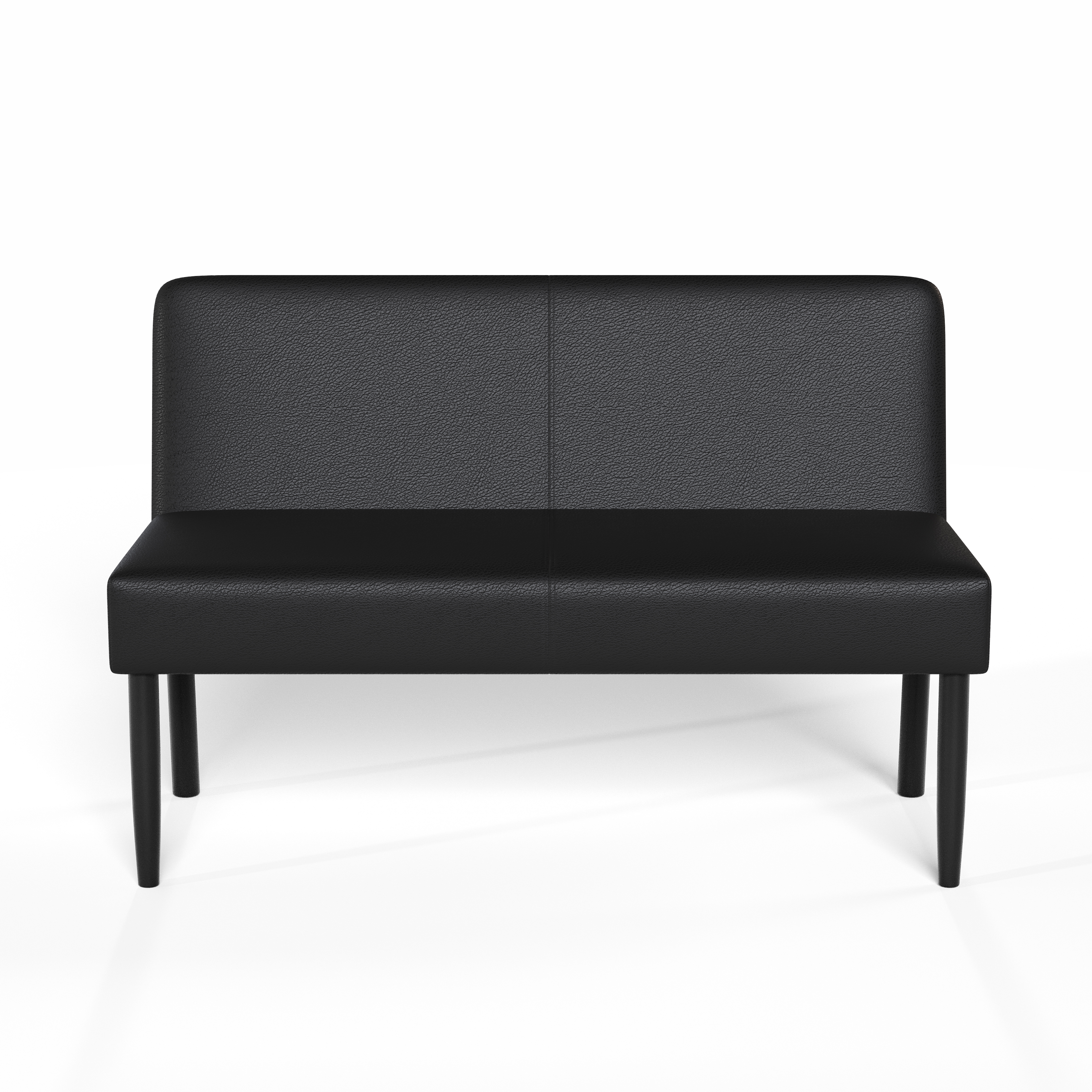 Изображение товара Диван Мюнхен SALON TRON компактный 120x78x57 см искусственная кожа черный