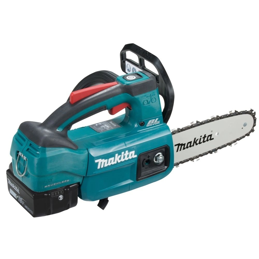 Изображение товара Пила аккумуляторная бесщёточная Makita Duc204rt 18 В шина 20 см 1x5 Ач АКБ и ЗУ в комплекте