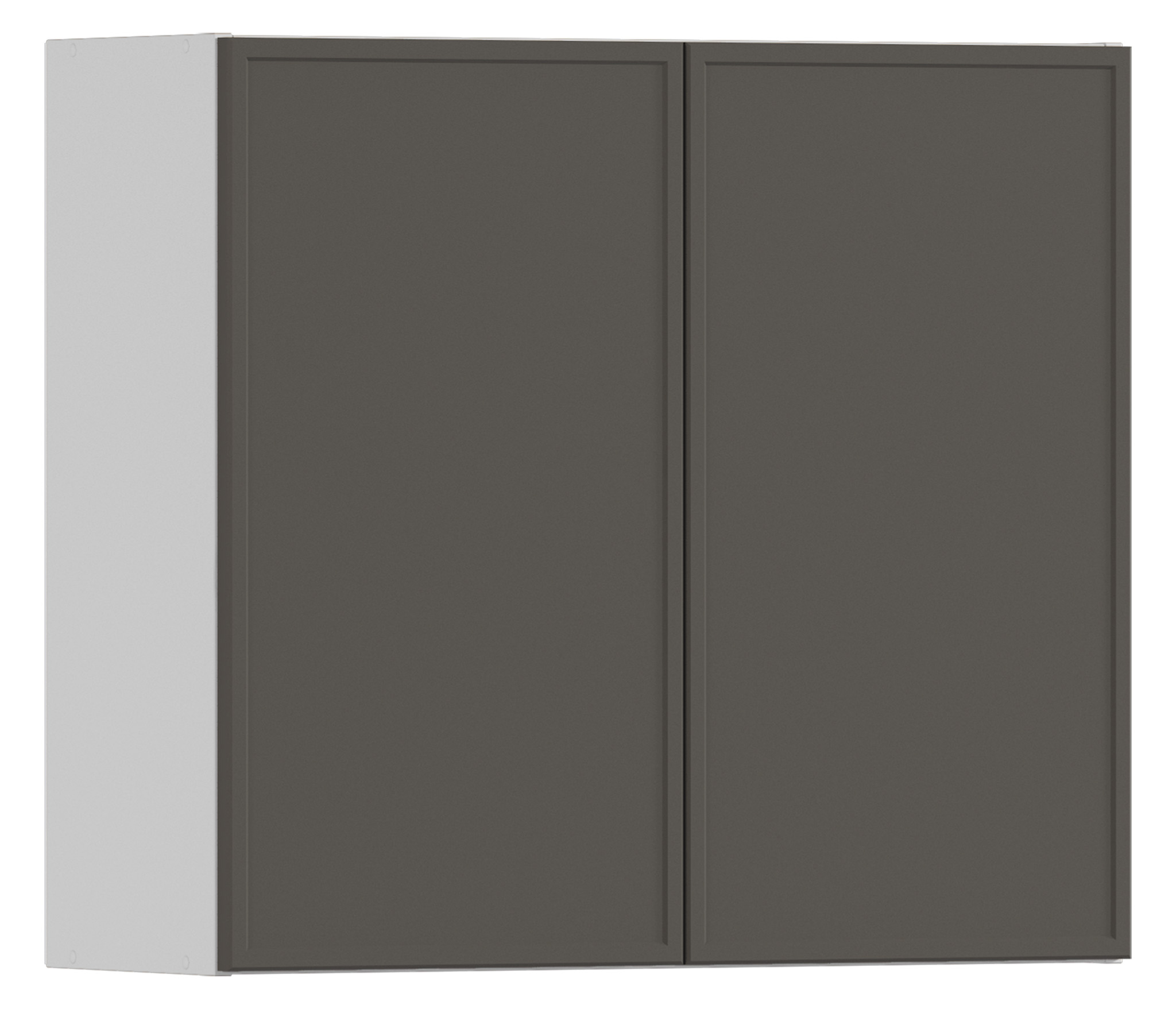 Изображение товара Модуль Столплит Регина квадро 80x72x30 см ЛДСП цвет белый/МДФ квадро базальт