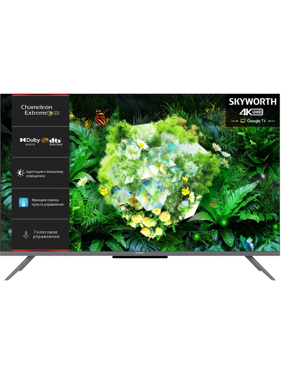 Изображение товара Телевизор Skyworth 43G66G LED 4K Smart TV экран 43 дюйма черный
