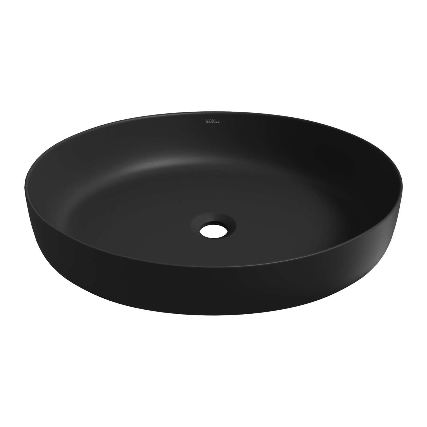 Изображение товара Раковина накладная для ванной Wellsee Belle Spa 3.0 335906000 55 см цвет матовый черный